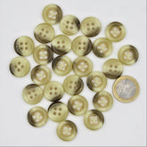 Polyester Marble Button 2 Colors 4 holes #KP44000 - ACCESSOIRES LEDUC BV