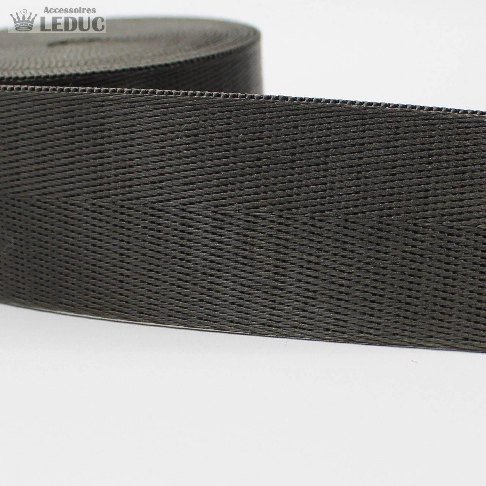 30mm or 40mm Shiny Herringbone Webbing #RUB1910 - ACCESSOIRES LEDUC BV