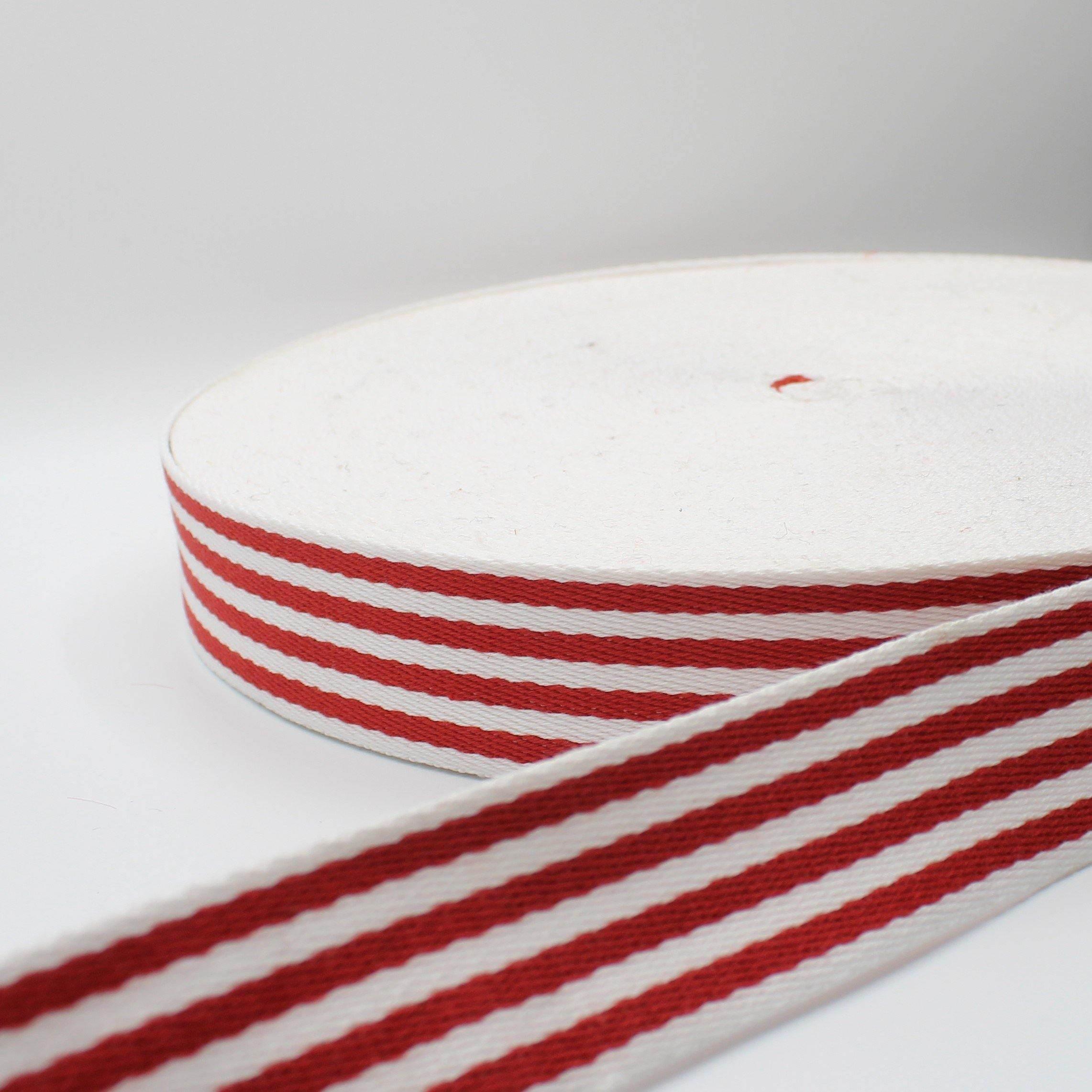 5 meters Multi - Striped Webbing 40mm #RUB1912 - ACCESSOIRES LEDUC BV