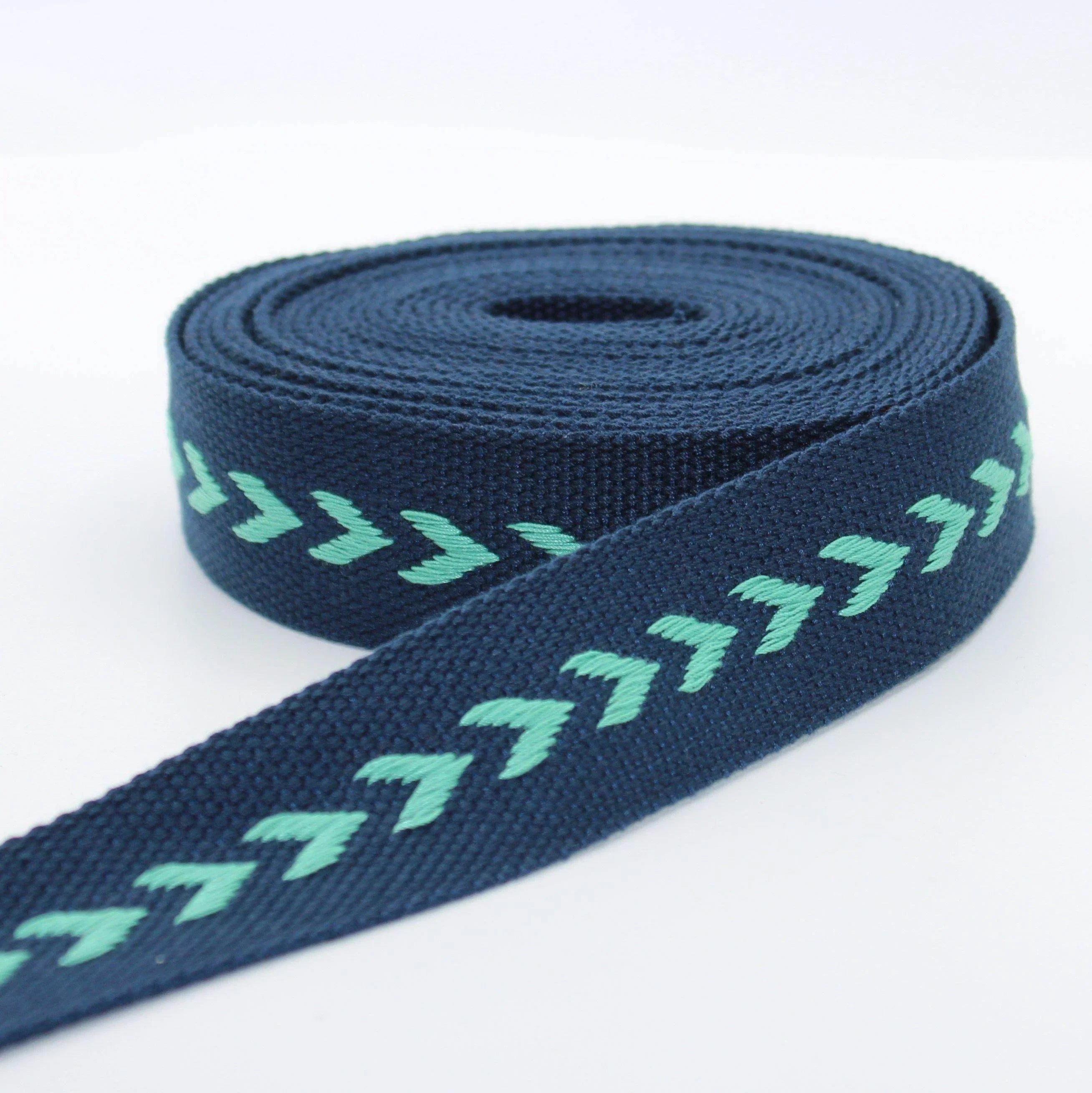 5 meters Cotton Webbing with Arrows 38mm #RUB1938 - ACCESSOIRES LEDUC BV