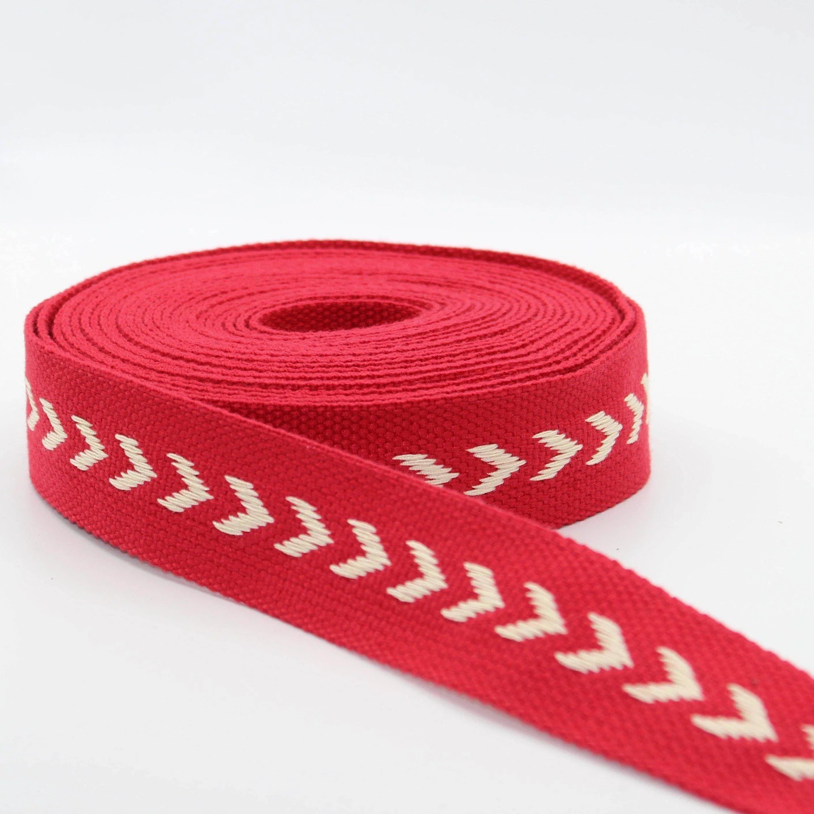 5 meters Cotton Webbing with Arrows 38mm #RUB1938 - ACCESSOIRES LEDUC BV