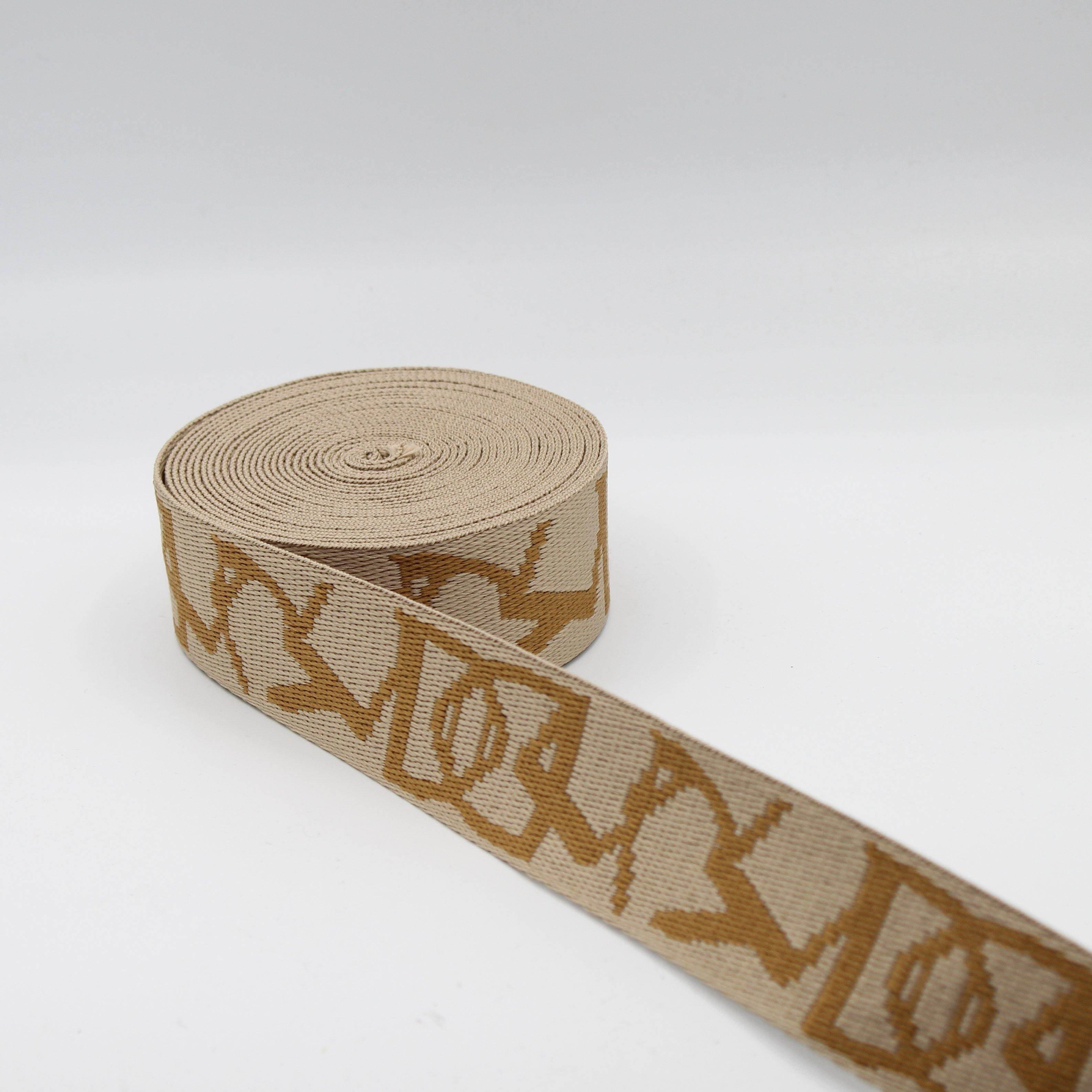 5 Meters 38mm Crazy D Webbing #RUB1941 - ACCESSOIRES LEDUC BV