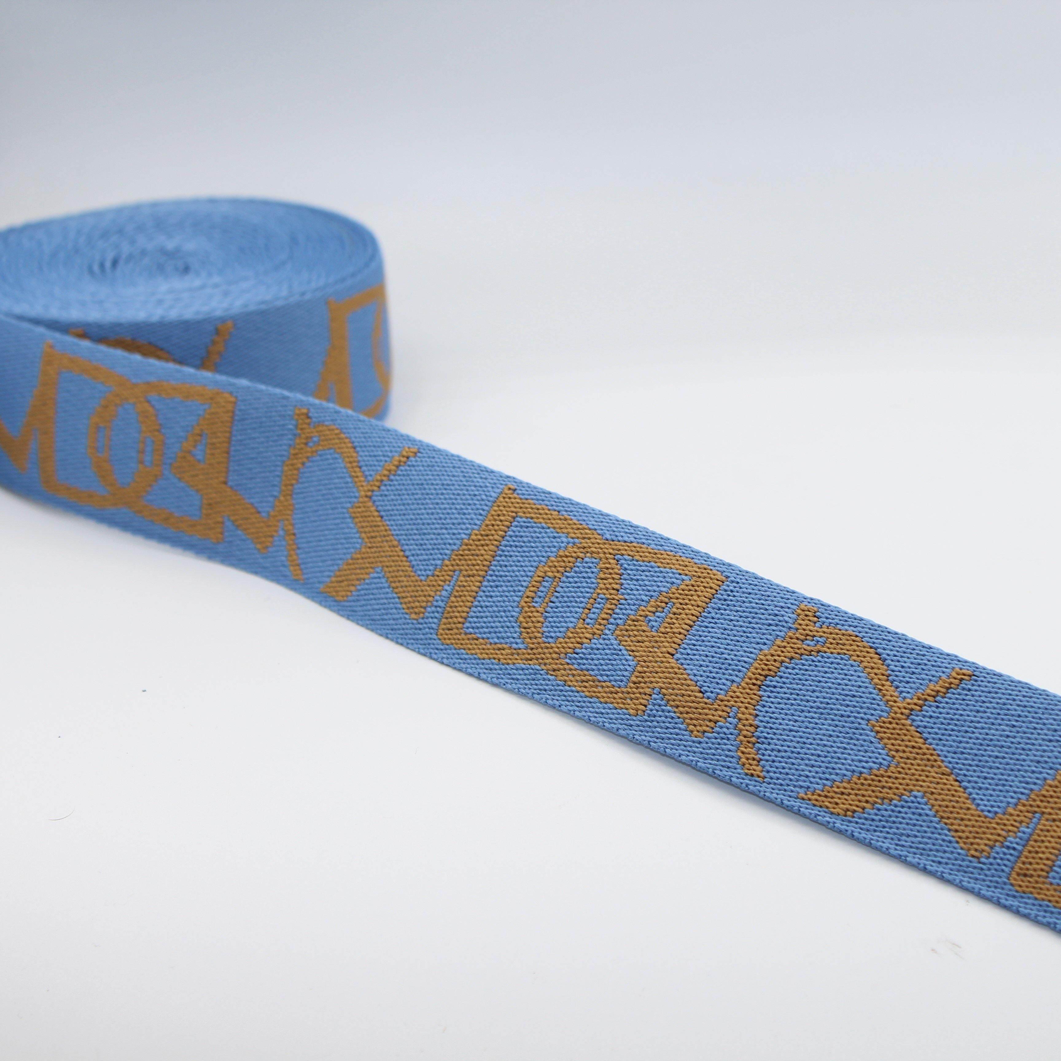 5 Meters 38mm Crazy D Webbing #RUB1941 - ACCESSOIRES LEDUC BV