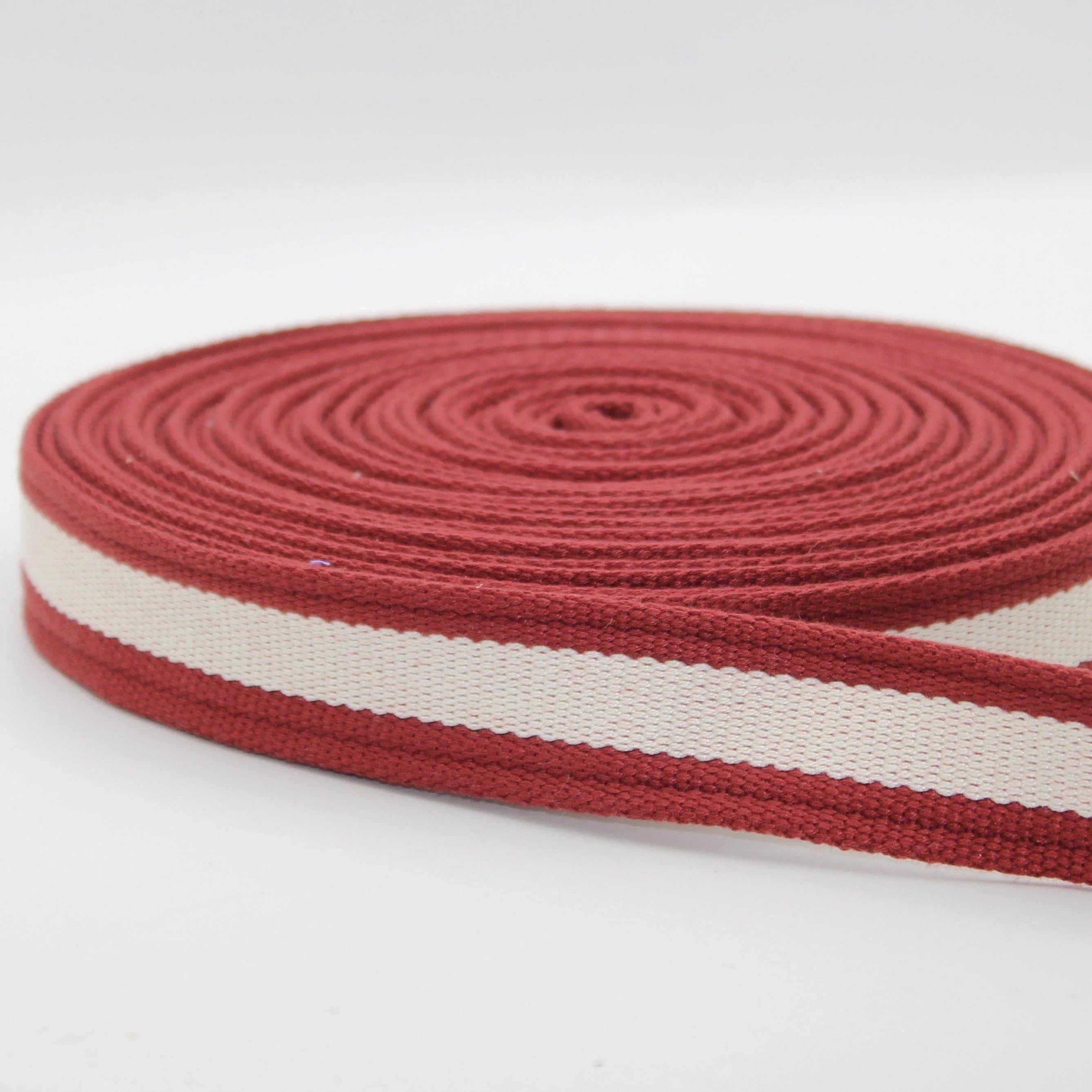 5 Meters 30mm Thick Striped Webbing #RUB1960 - ACCESSOIRES LEDUC BV