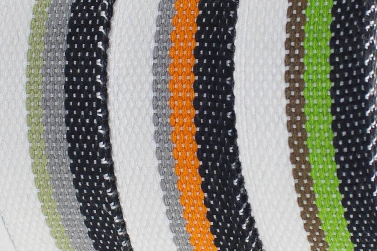 5 meters White + 3 colours Webbing 30mm #RUB1997 - ACCESSOIRES LEDUC BV