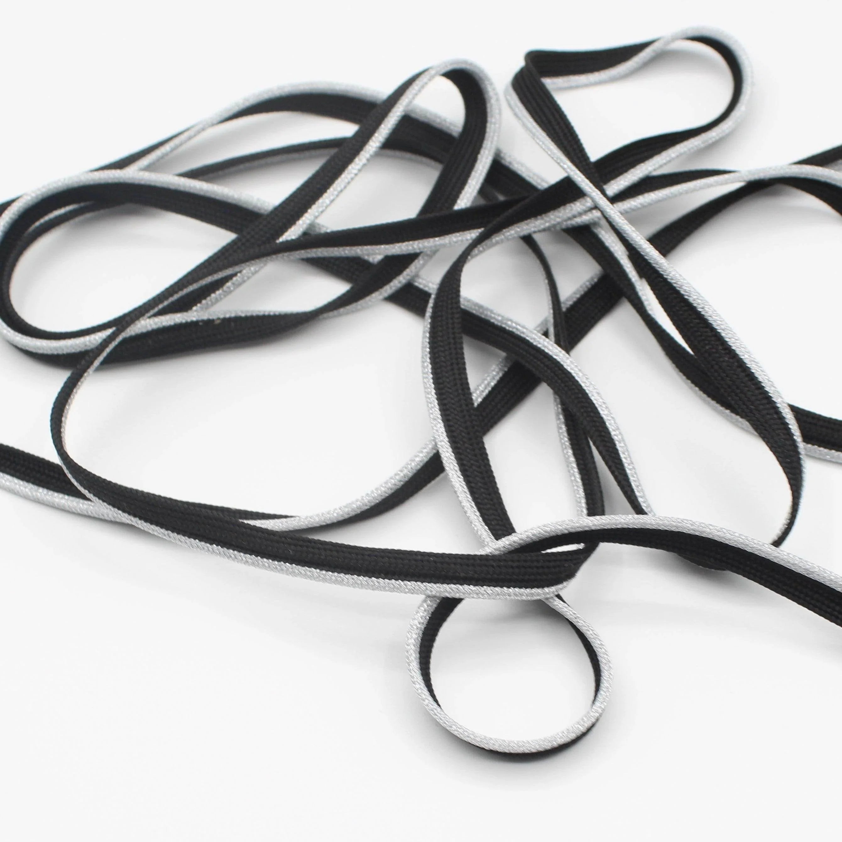 10 M HIGH QUALITY SHINY EDGE LUREX PIPING / 10mm (8+2mm) - ACCESSOIRES LEDUC BV