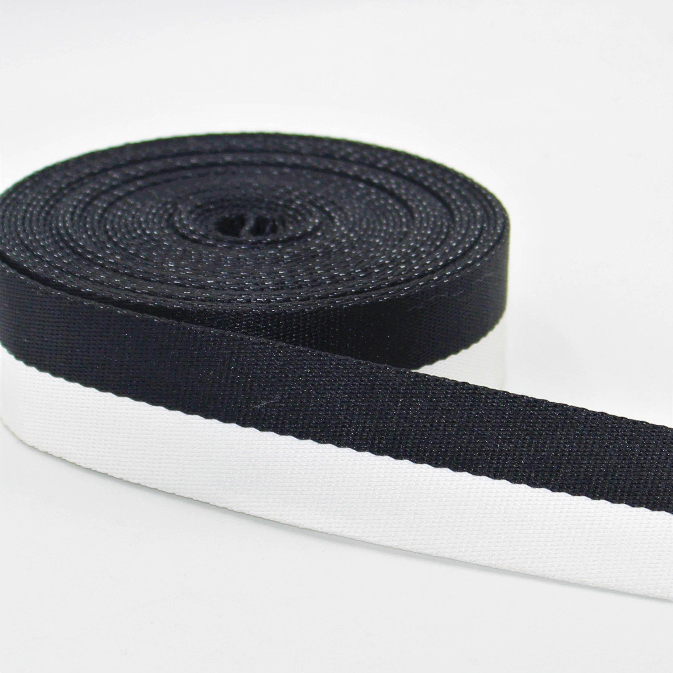 5 meters 38mm Bicolor Webbing #RUB1973 - ACCESSOIRES LEDUC BV
