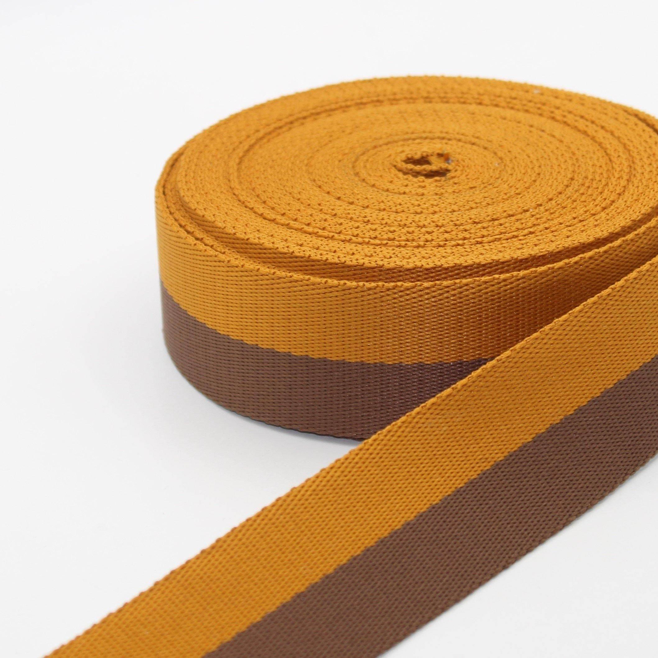 5 meters 38mm Bicolor Webbing #RUB1973 - ACCESSOIRES LEDUC BV