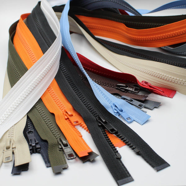 YKK - 80cm Vislon (Bloktand) Zipper for Jackets - One Way Open end - ACCESSOIRES LEDUC BV