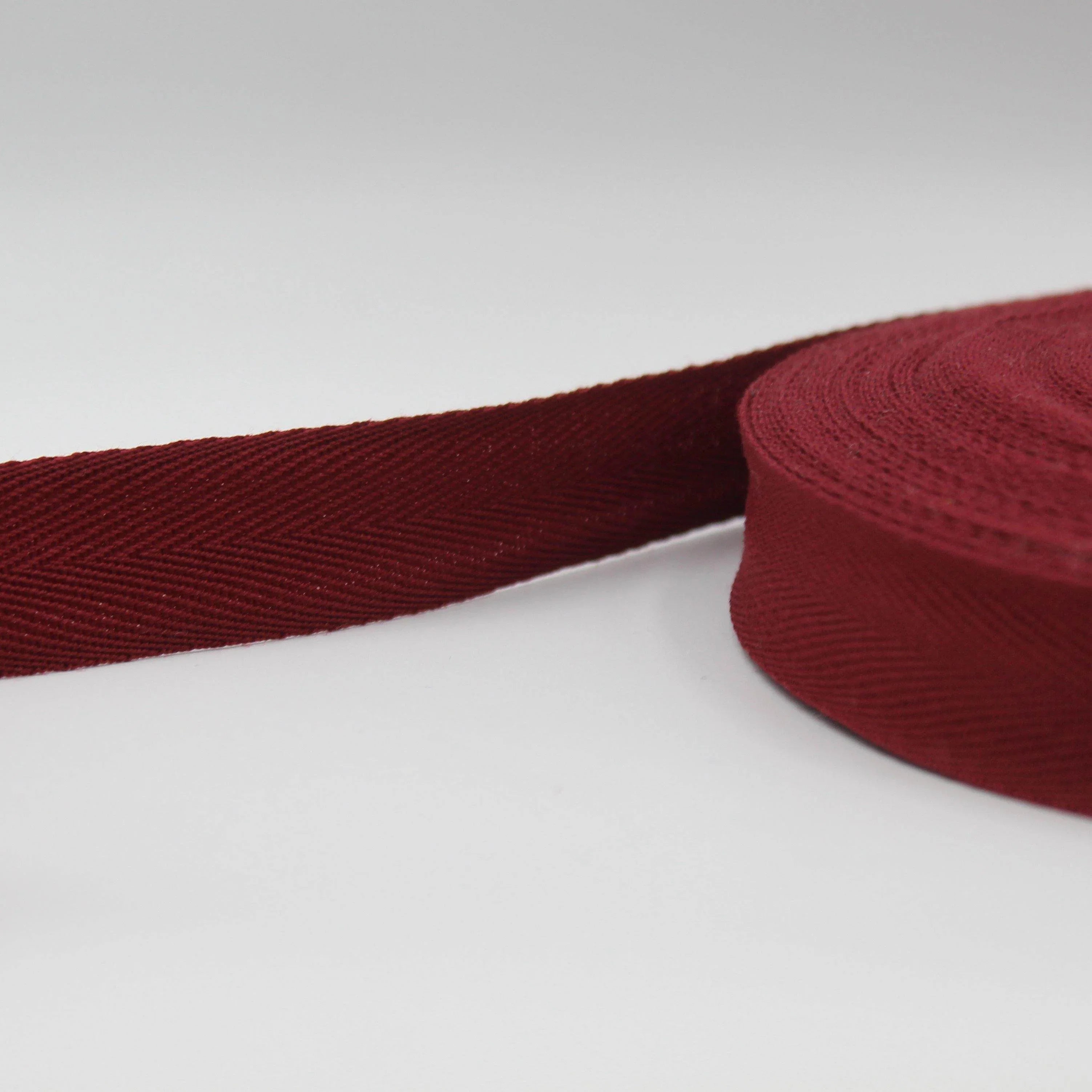 45 meters 20mm Coloured Cotton Herringbone - ACCESSOIRES LEDUC BV