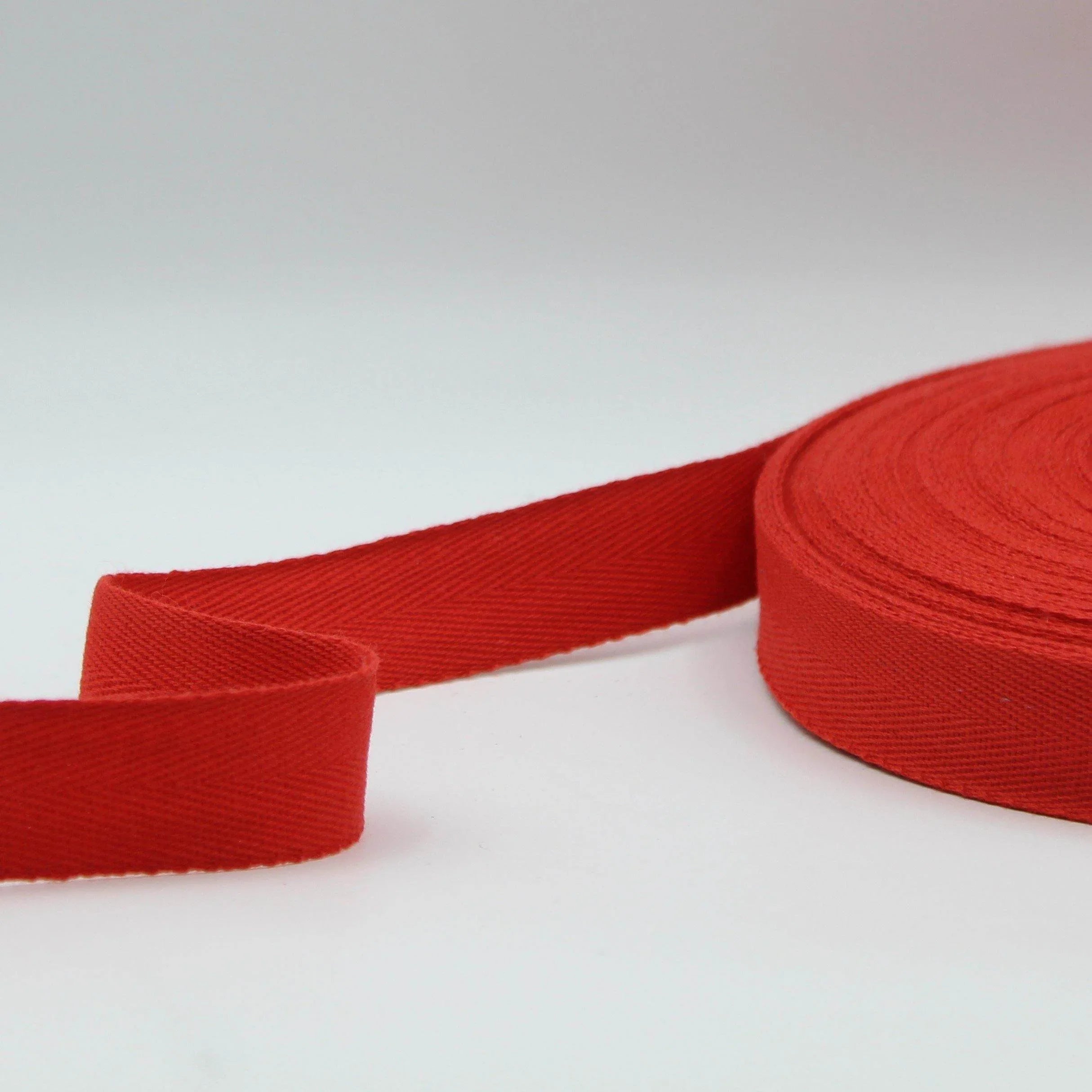 45 meters 20mm Coloured Cotton Herringbone - ACCESSOIRES LEDUC BV