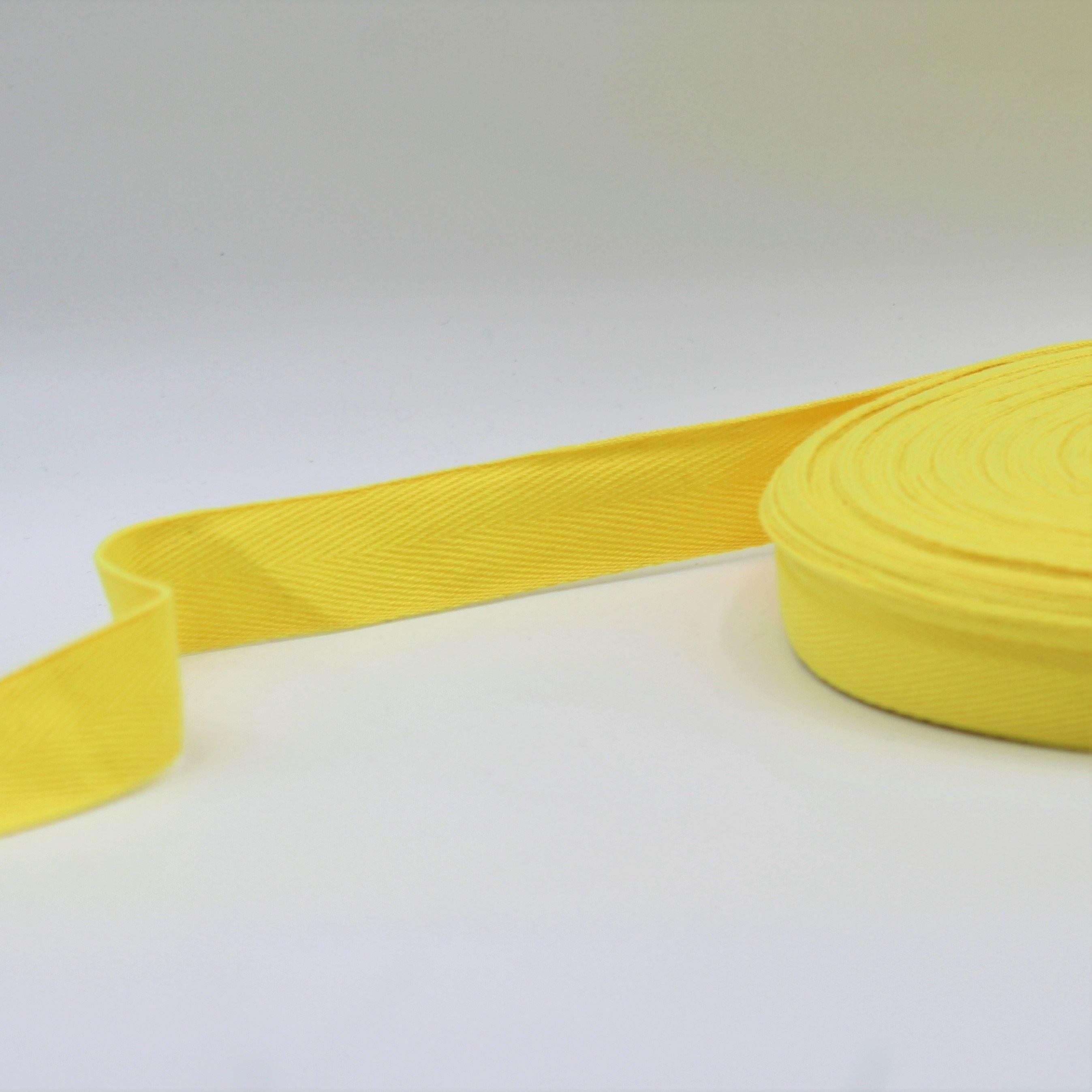 45 meters 20mm Coloured Cotton Herringbone - ACCESSOIRES LEDUC BV