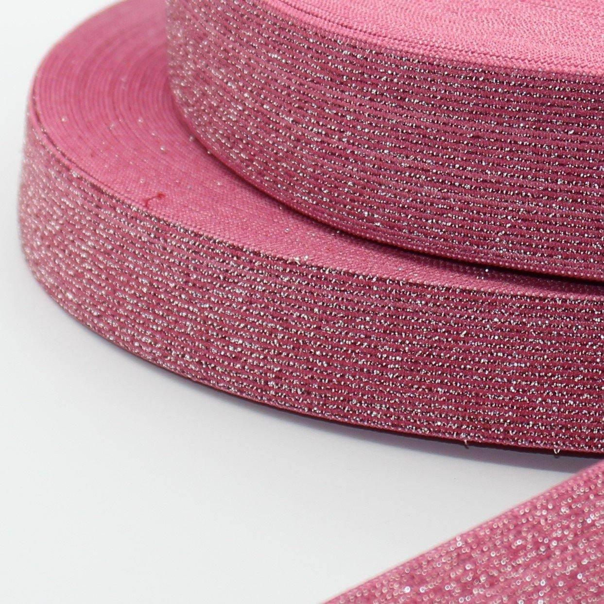 10 meters Coloured Lurex Elastic 25mm or 35mm #ELA1301 - ACCESSOIRES LEDUC BV