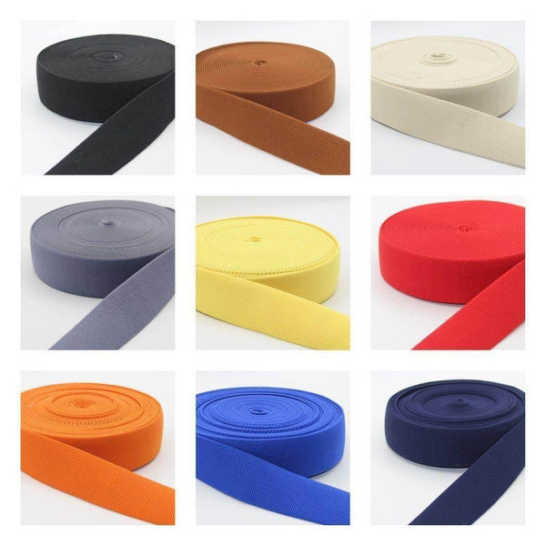 5 meters 38mm Herringbone Elastic #ELA1310 - ACCESSOIRES LEDUC BV