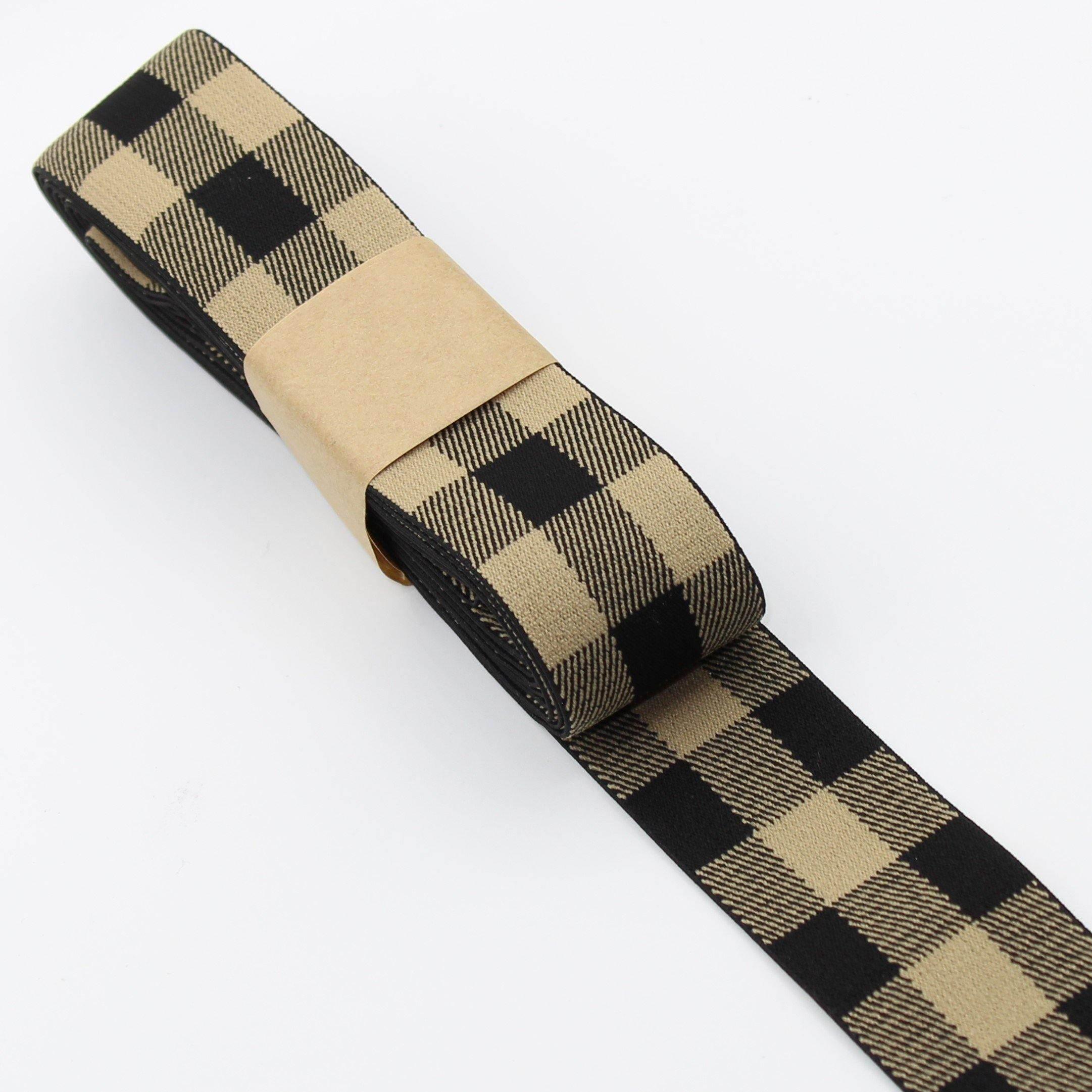 5 METERS - 40mm Tartan Elastic - ACCESSOIRES LEDUC BV