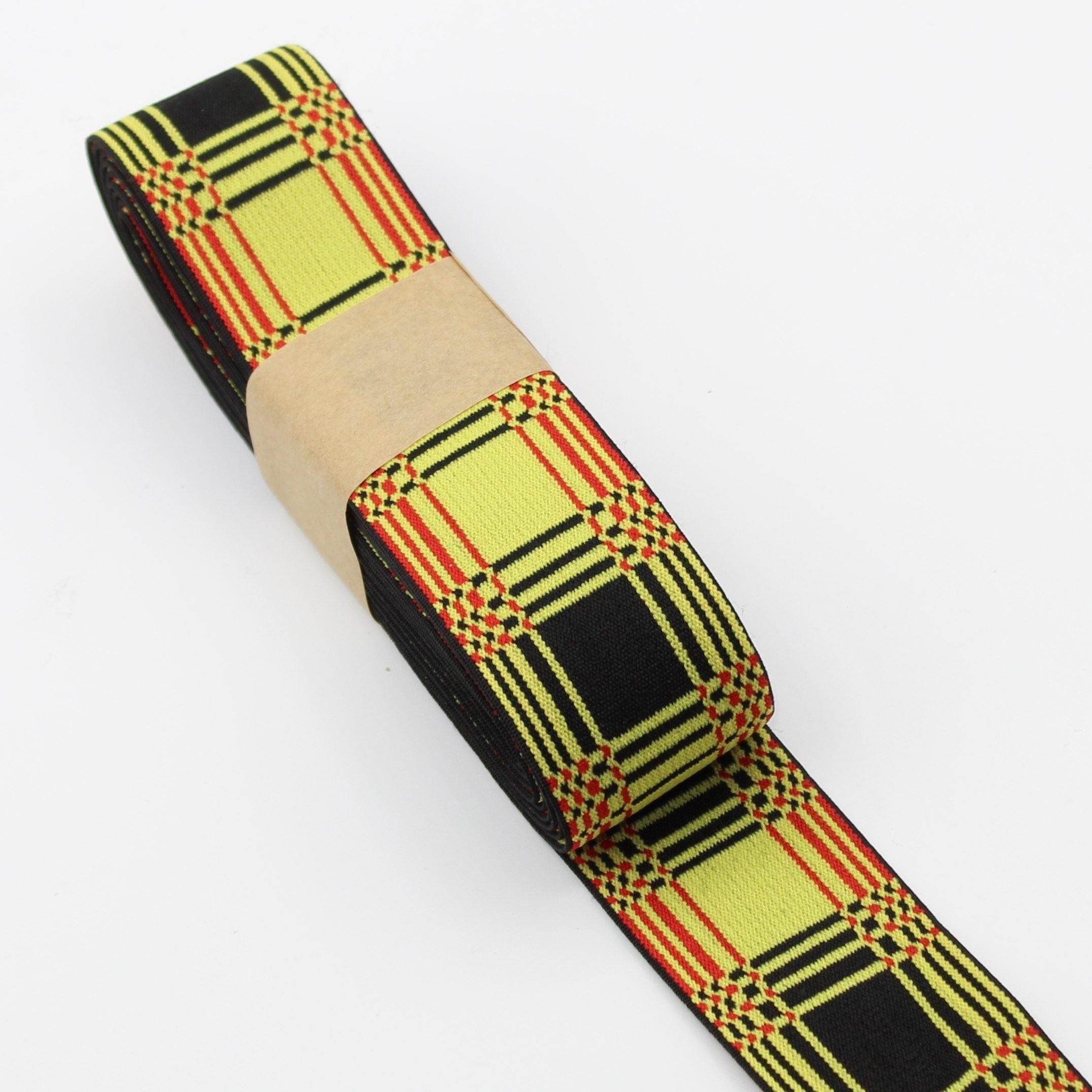 5 METERS - 40mm Tartan Elastic - ACCESSOIRES LEDUC BV