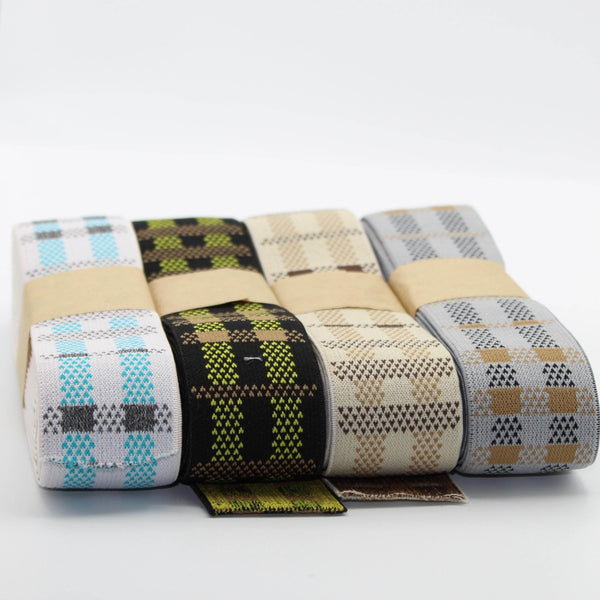 5 METERS - 40mm Fancy Elastic #ELA2524 - ACCESSOIRES LEDUC BV