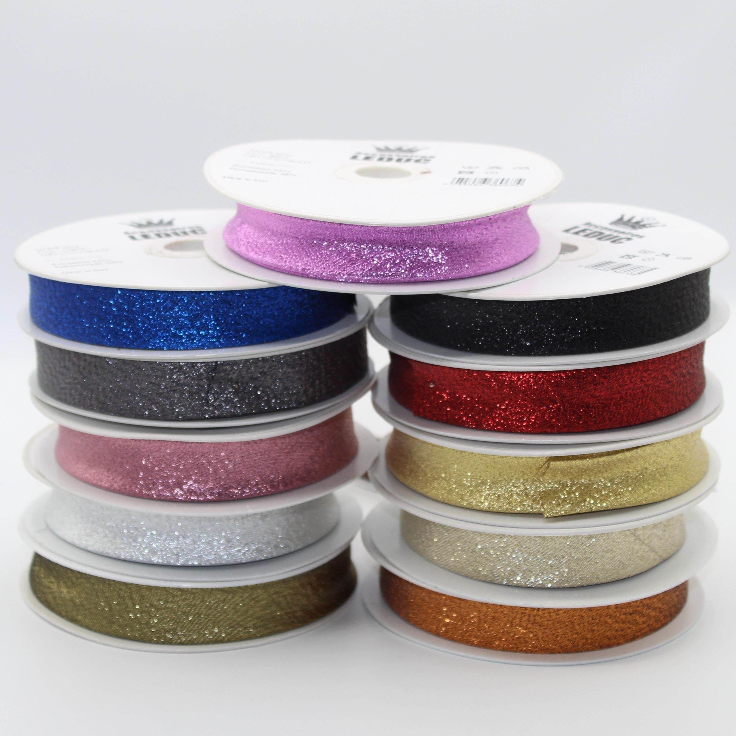 20MT or 100MT - LUREX BIAS BINDING / 20mm (20+8+8mm) #SBI524 - ACCESSOIRES LEDUC BV