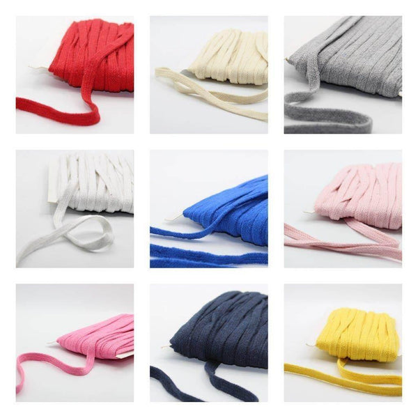 20 Meters Flat Cotton Cord 10mm #COR3010 - ACCESSOIRES LEDUC BV