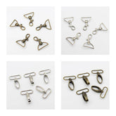 5 Lobster Clasps for Bags in Metal, For Webbings up to 40mm wide - ACCESSOIRES LEDUC BV