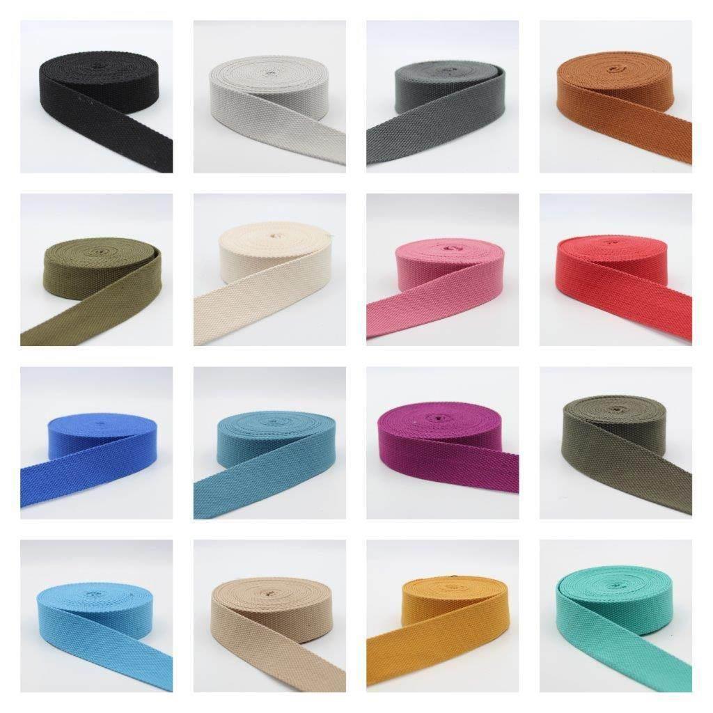 30mm Heavy Cotton Webbing #RUB1911 - ACCESSOIRES LEDUC BV