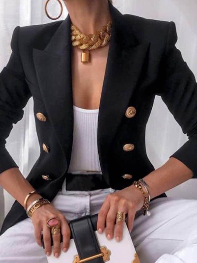 Gold Nylon Metalized Crest Button Military style Vintage Blazer Buttons #KMQ017 - ACCESSOIRES LEDUC BV