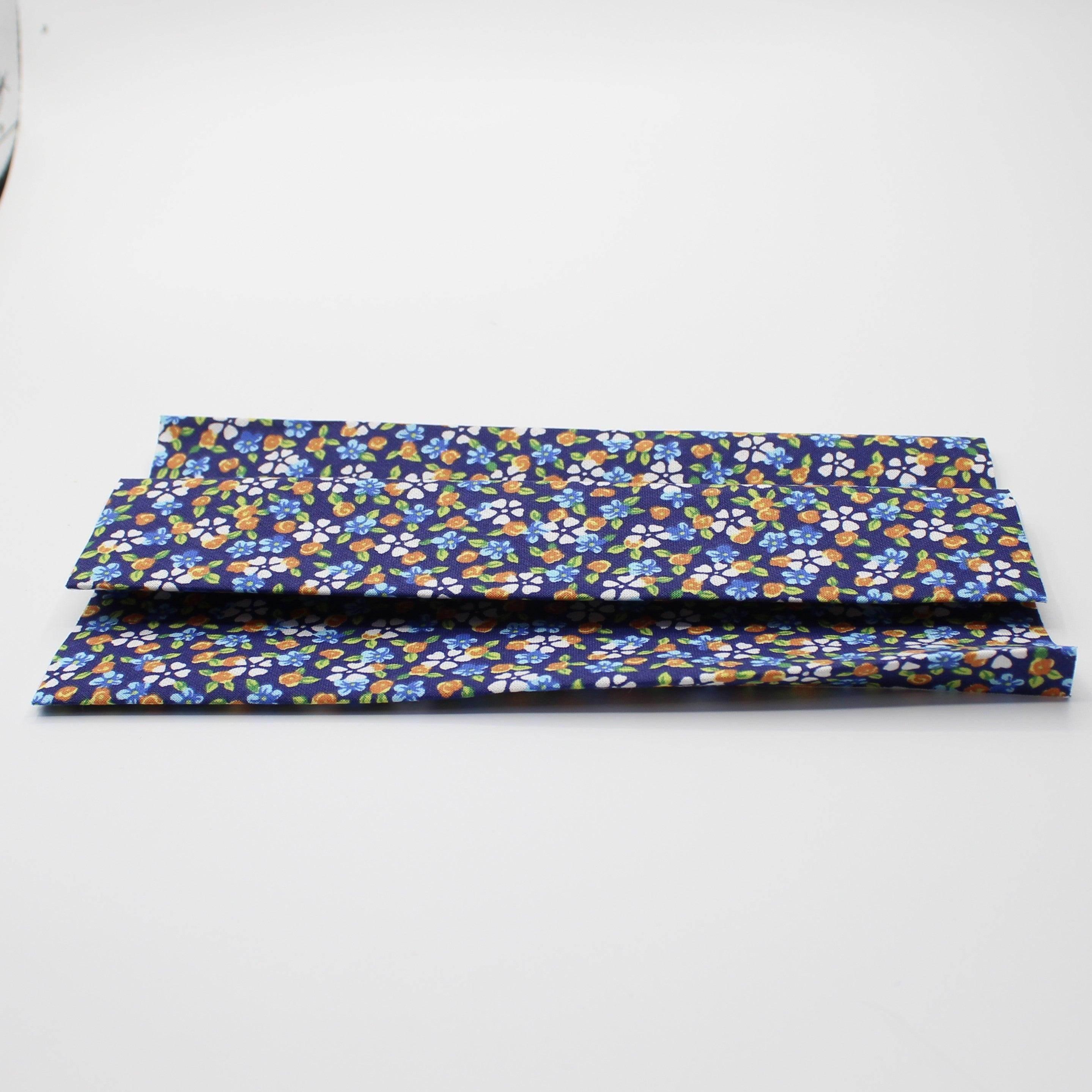 Prefolded Printed Fabric for masks 100% Cotton , with non woven lining, 6 pieces (2*2 + 2*1) - ACCESSOIRES LEDUC BV