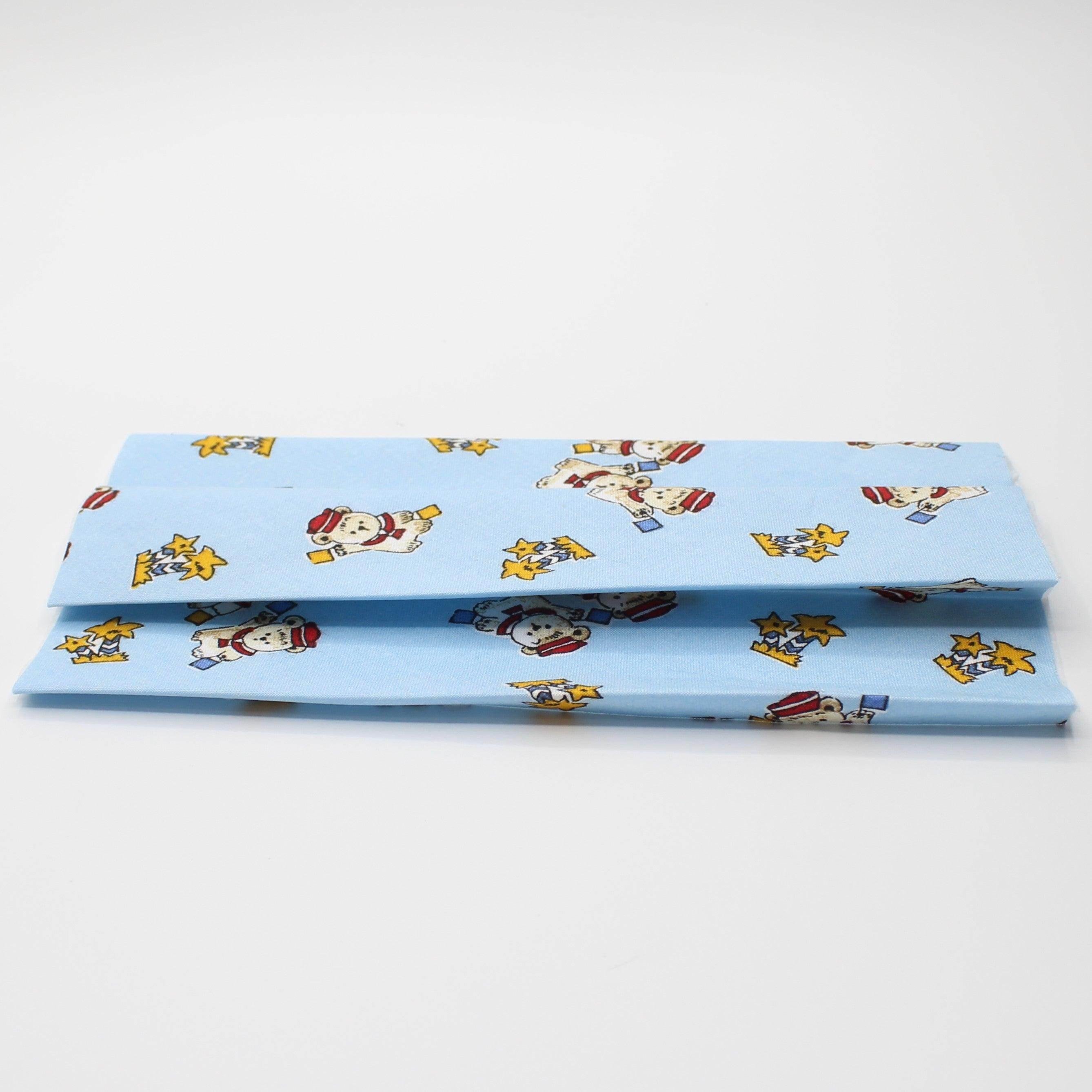 Prefolded Printed Fabric for masks 100% Cotton , with non woven lining, 6 pieces (2*2 + 2*1) - ACCESSOIRES LEDUC BV