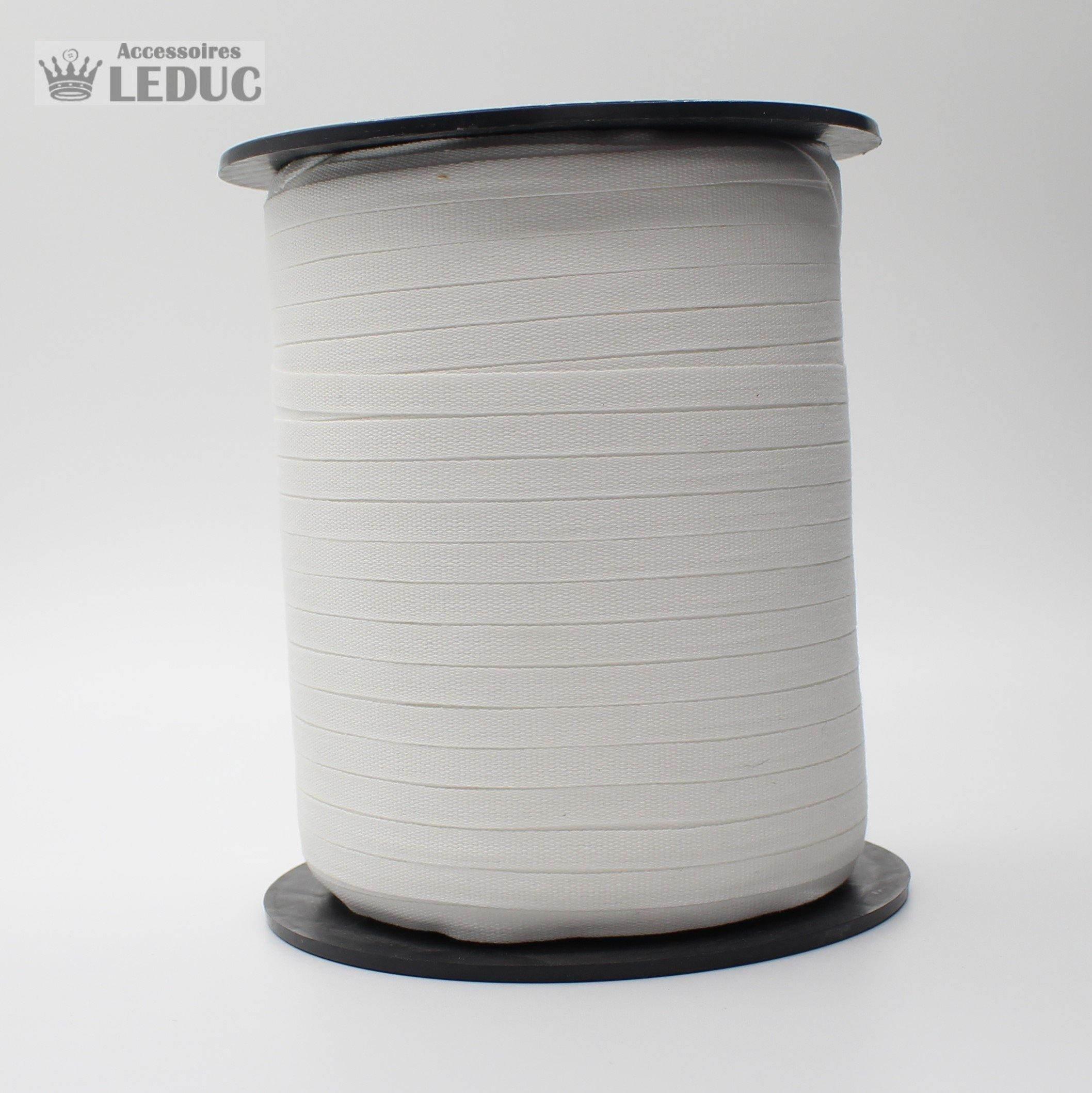 7mm - 500 MT - COTTON TAPE - 500Meters - ACCESSOIRES LEDUC BV