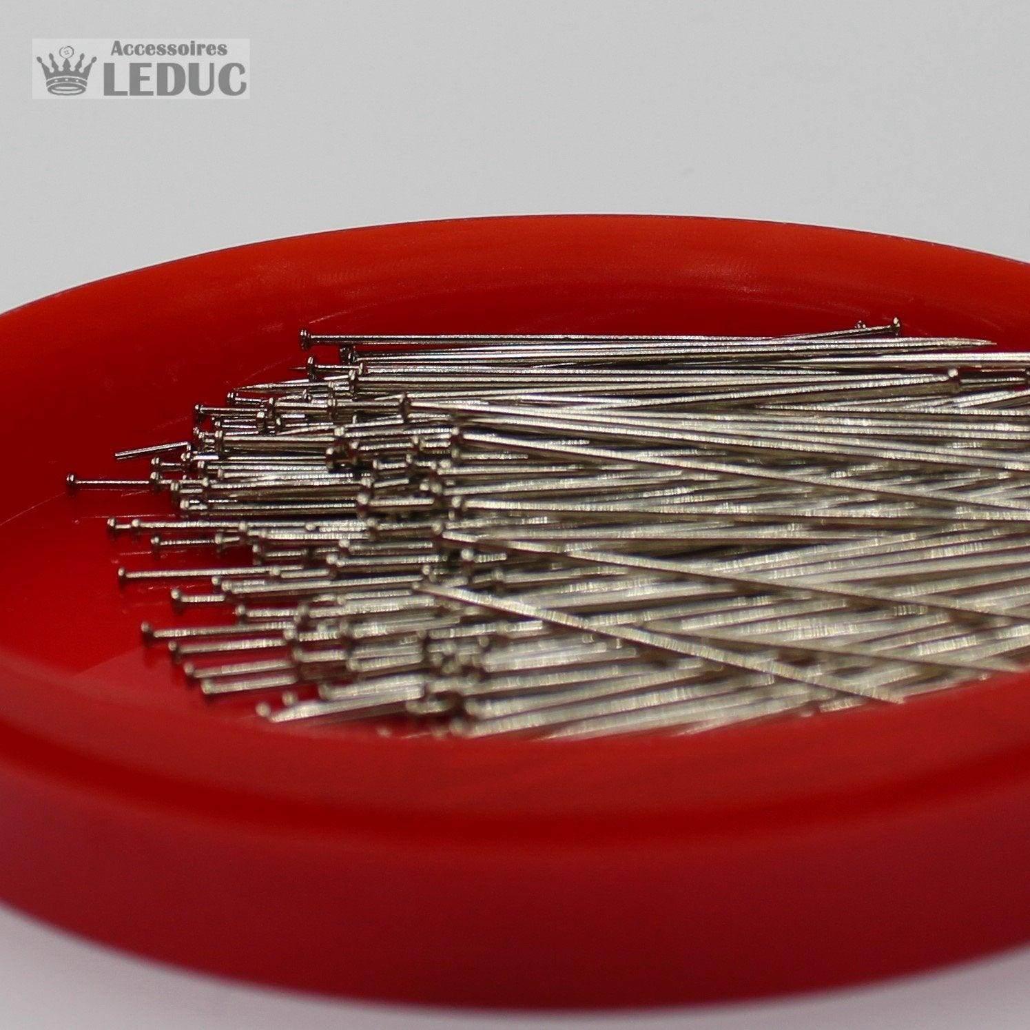 Pins 34x0.60mm 25grams Red Box - ACCESSOIRES LEDUC BV