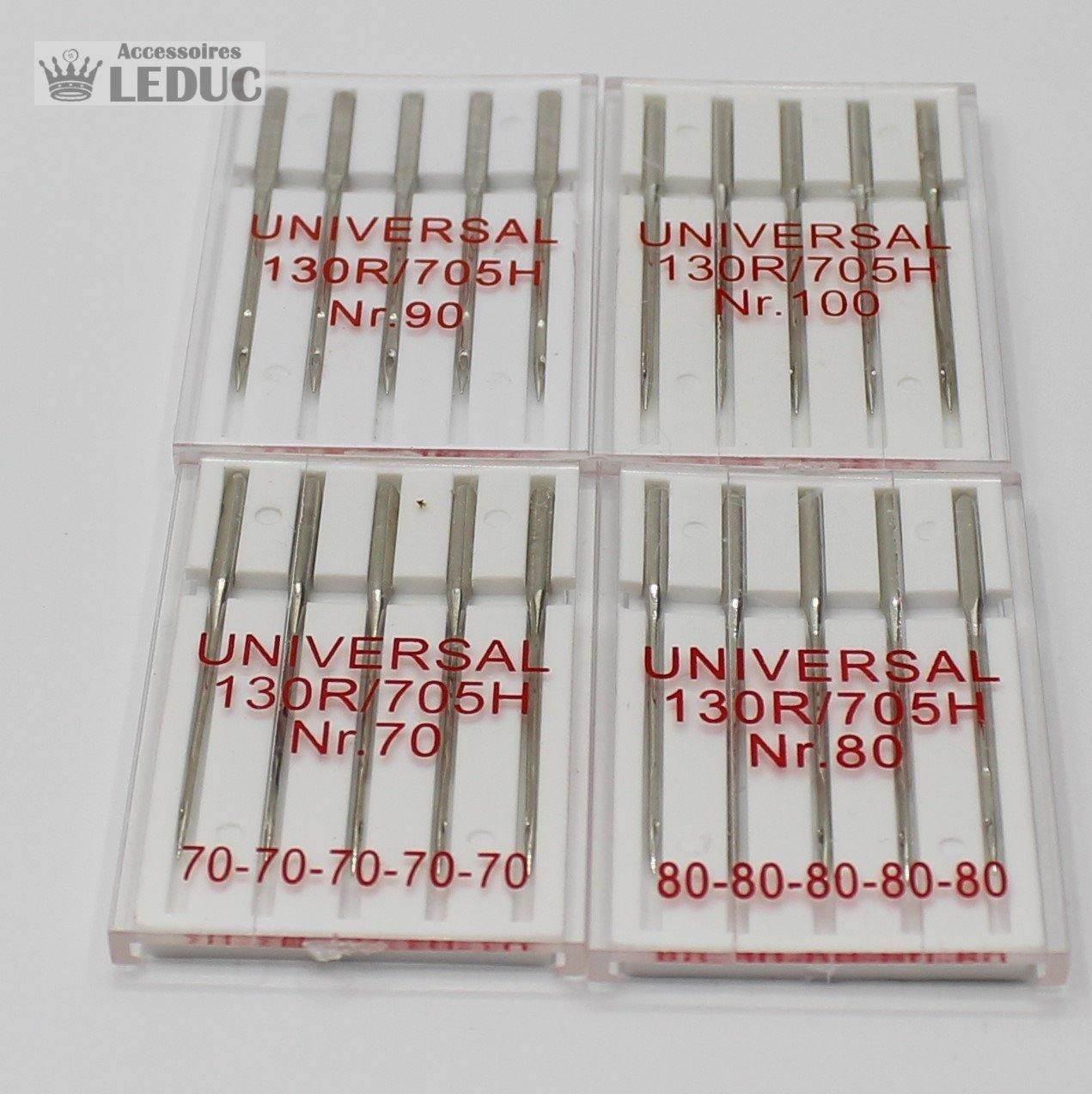 20 SEWINGMACHINE NEEDLES - SIZE 70-80-90-100 - ACCESSOIRES LEDUC BV