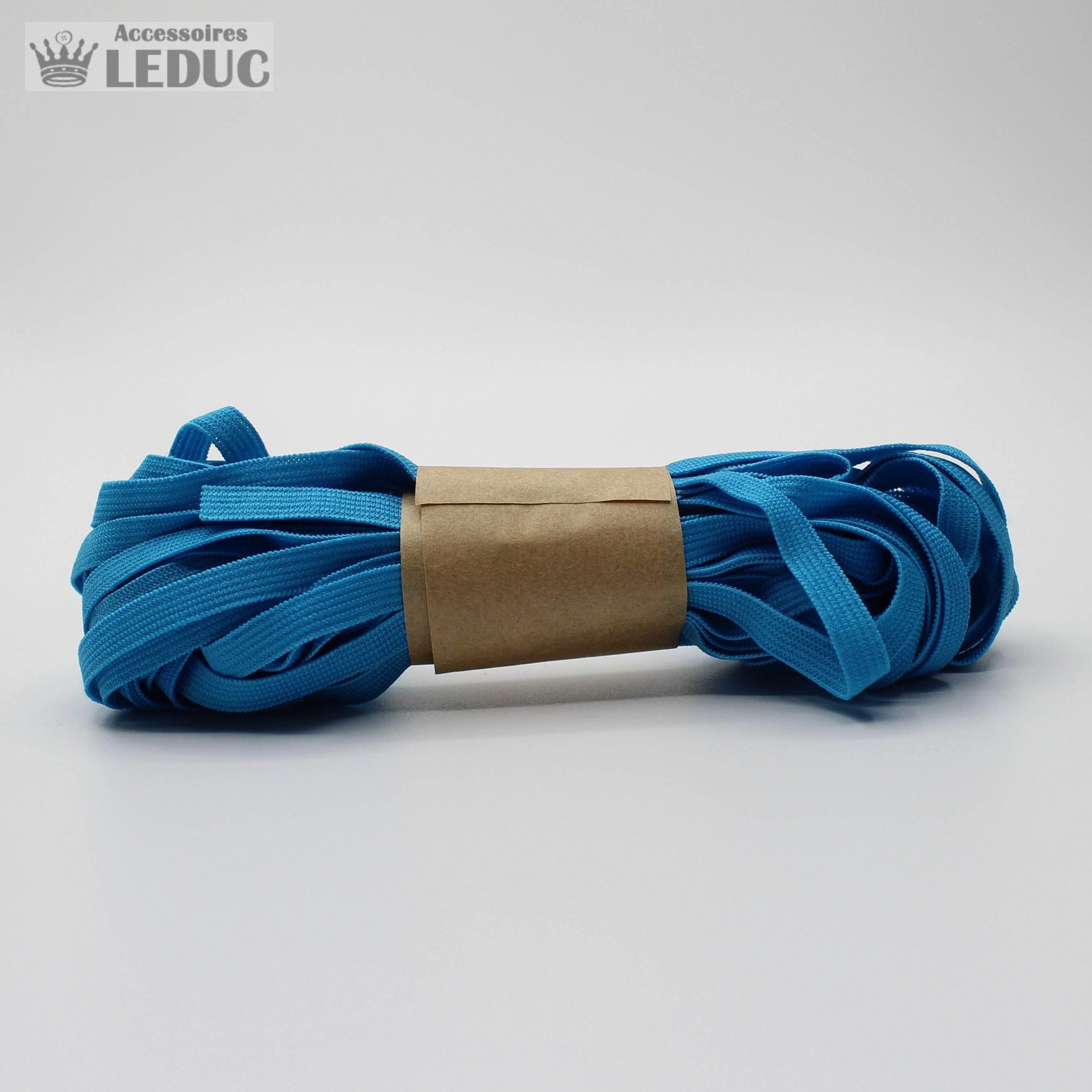 10 METERS - 6mm COLOURED Braided Elastic - ACCESSOIRES LEDUC BV