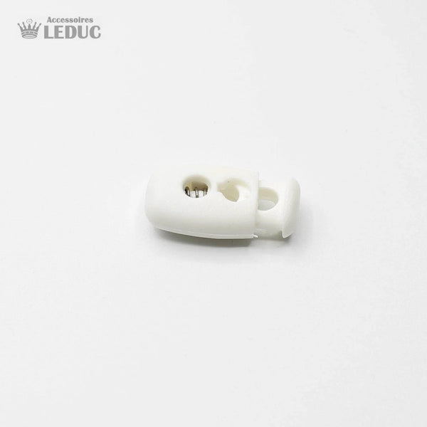 20 White Big Cord Stoppers - ACCESSOIRES LEDUC BV