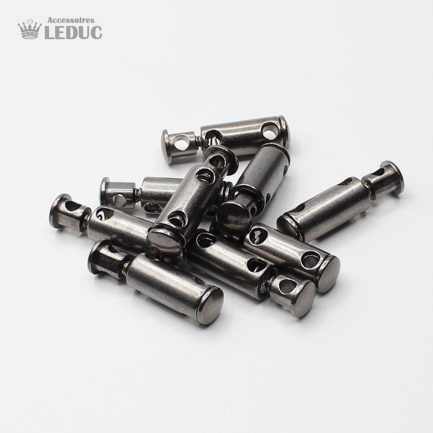 20 Metal Cord Stoppers - ACCESSOIRES LEDUC BV