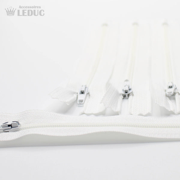 BLACK OR WHITE Nylon Zippers - ACCESSOIRES LEDUC