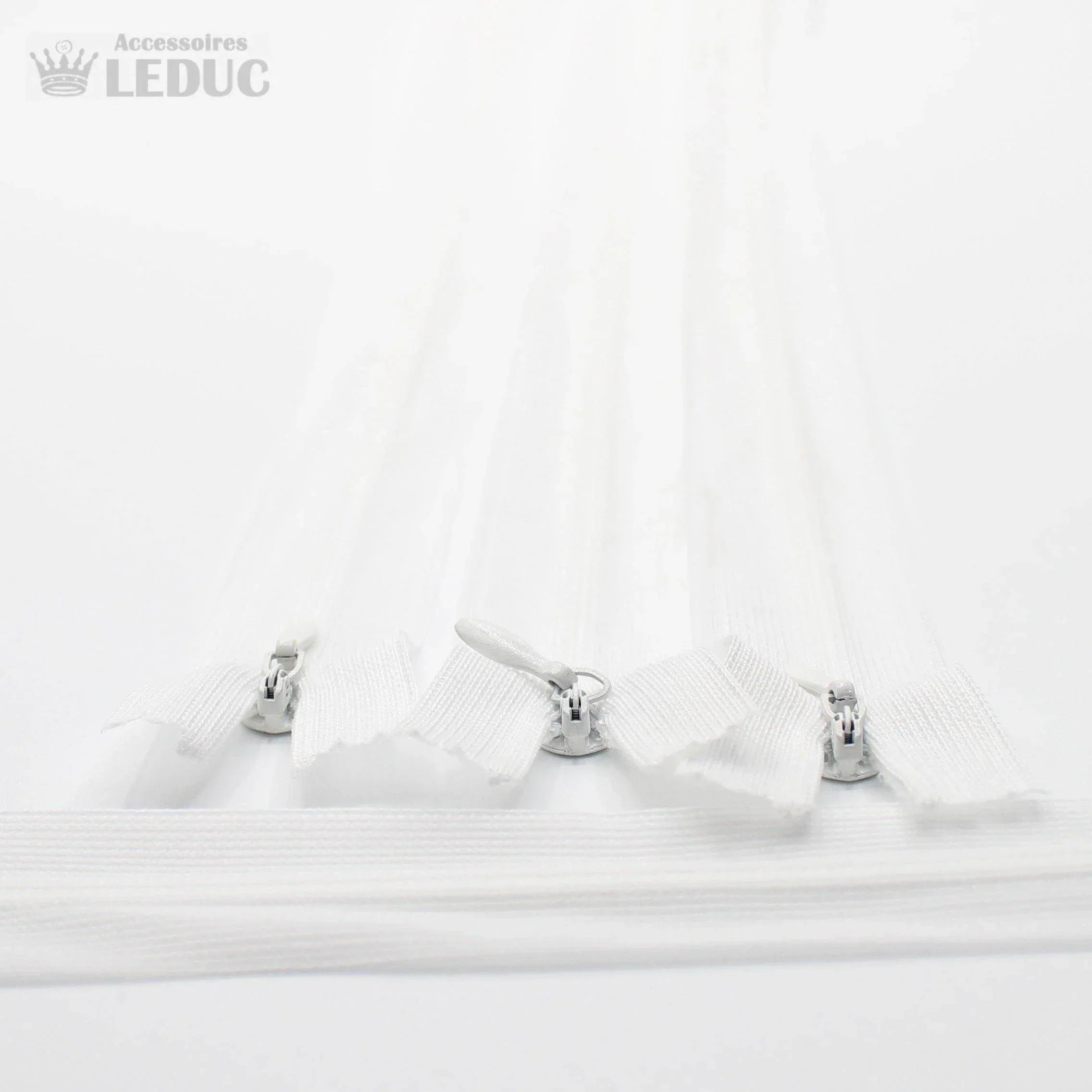 BLACK OR WHITE - Invisible Zippers (10pcs) - ACCESSOIRES LEDUC BV