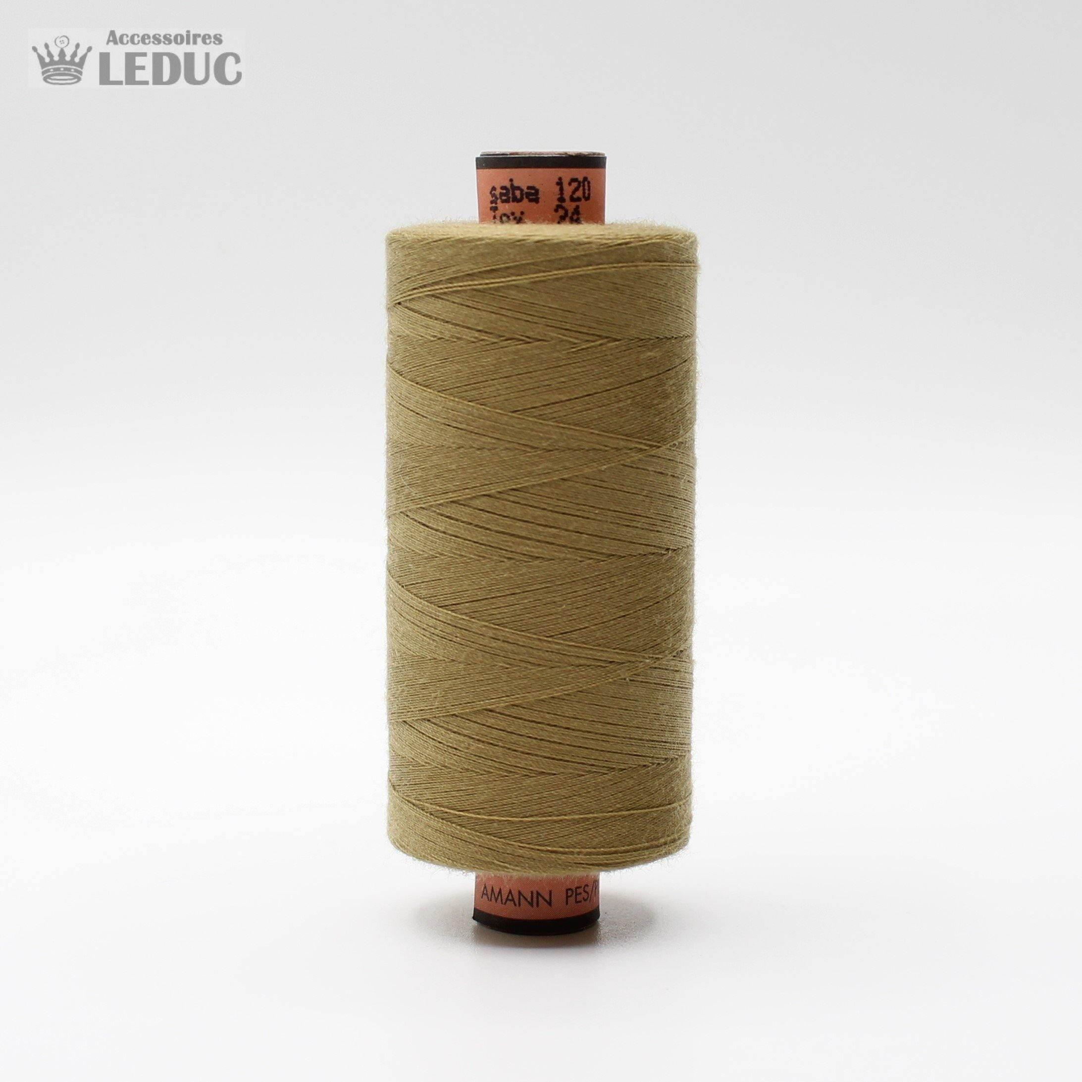 Amann Saba Yarn 1000m - High Quality Polyester German Yarn 120 tex 24 - ACCESSOIRES LEDUC BV