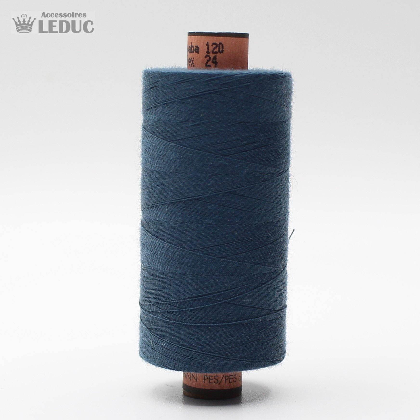 Amann Saba Yarn 1000m - High Quality Polyester German Yarn 120 tex 24 - ACCESSOIRES LEDUC BV