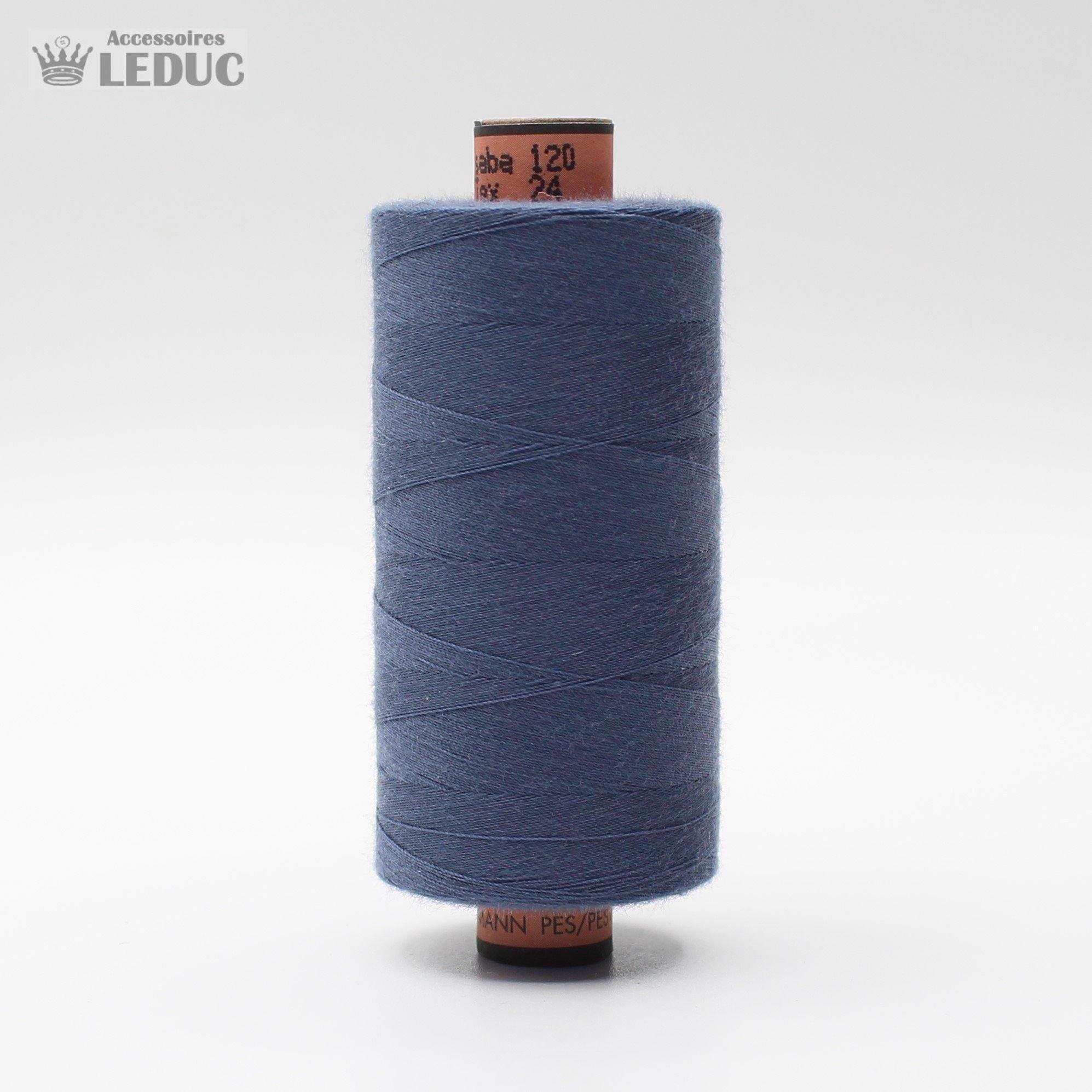 Amann Saba Yarn 1000m - High Quality Polyester German Yarn 120 tex 24 - ACCESSOIRES LEDUC BV