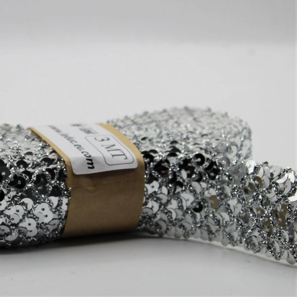 5 meters Sequin Trimming 40mm #PAS3001 - ACCESSOIRES LEDUC BV