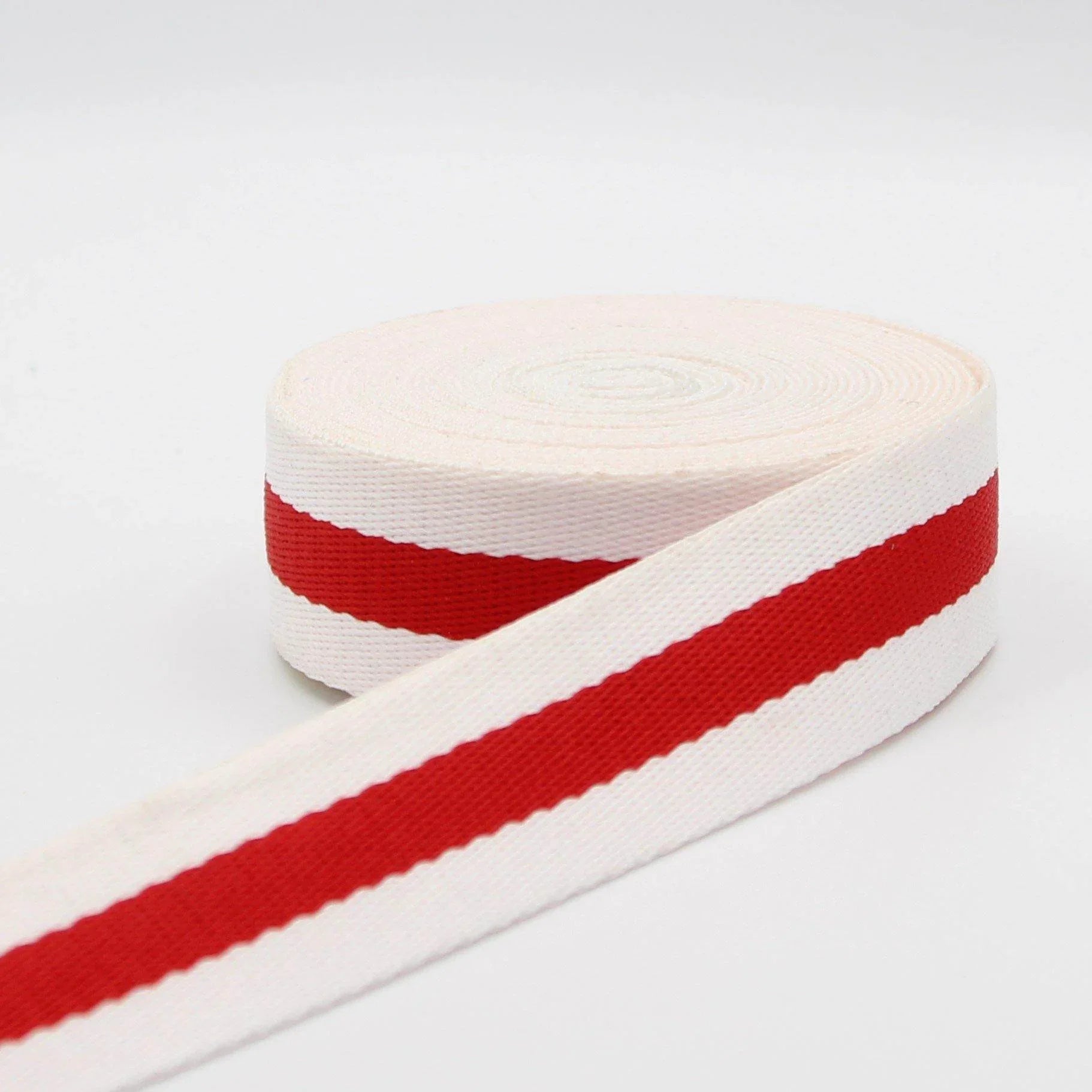 5 meters 40mm Striped Webbing #RUB1907 - ACCESSOIRES LEDUC BV