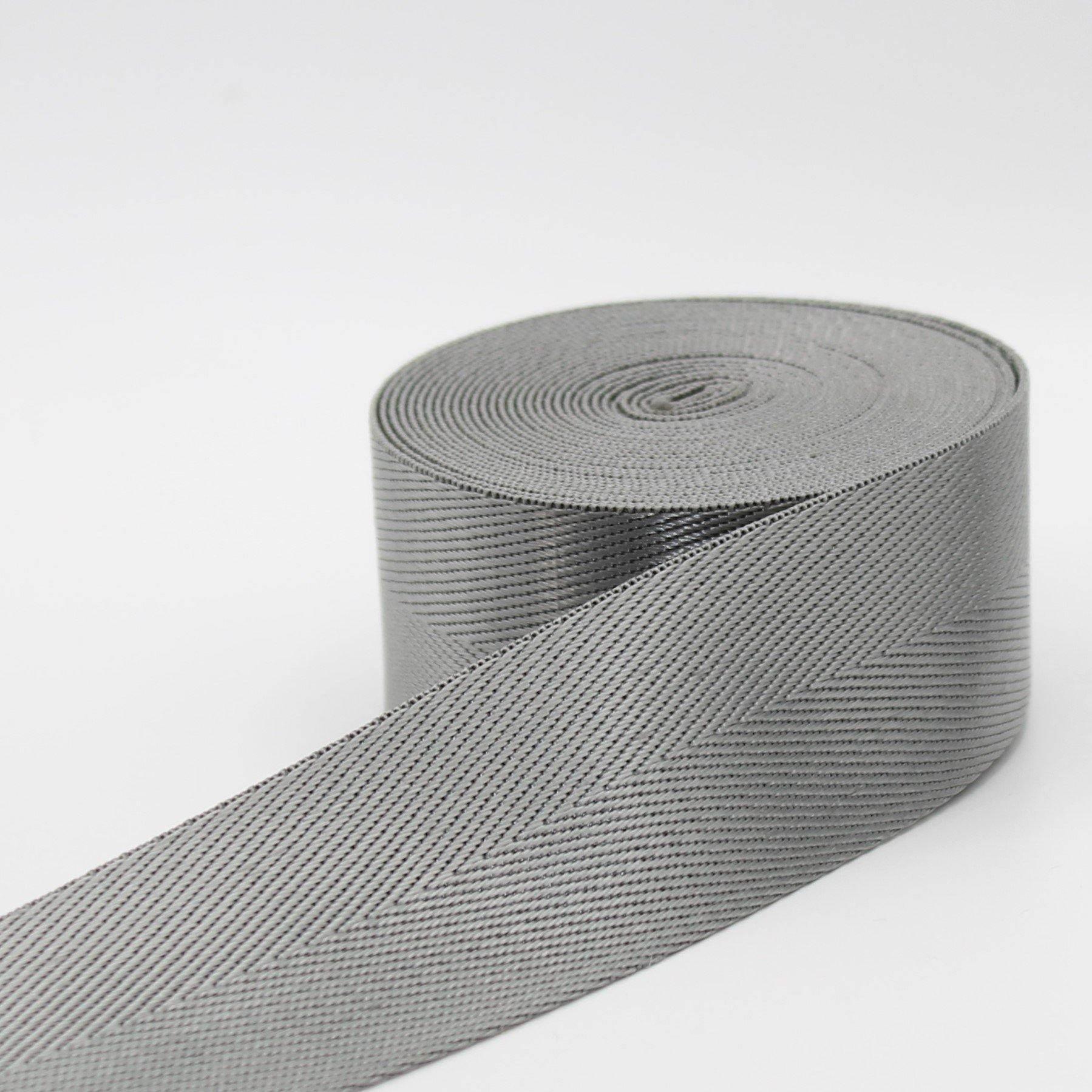 30mm or 40mm Shiny Herringbone Webbing #RUB1910 - ACCESSOIRES LEDUC BV