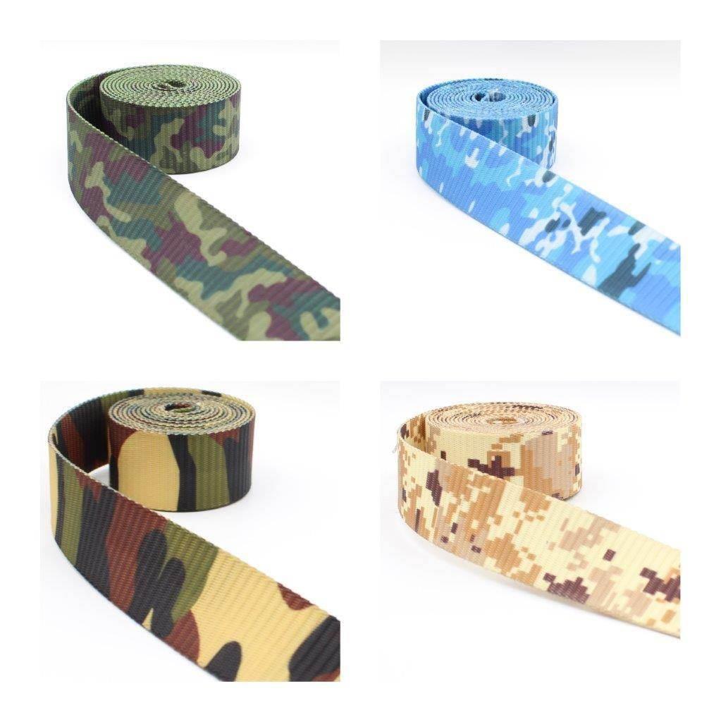 5 meters Camouflage Webbing 38mm #RUB1931 - ACCESSOIRES LEDUC BV