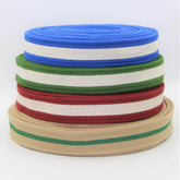 5 Meters 30mm Thick Striped Webbing #RUB1960 - ACCESSOIRES LEDUC BV