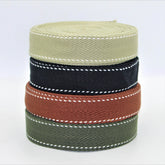 5 Meters 30mm Saddle Stitch Webbing #RUB1967 - ACCESSOIRES LEDUC BV