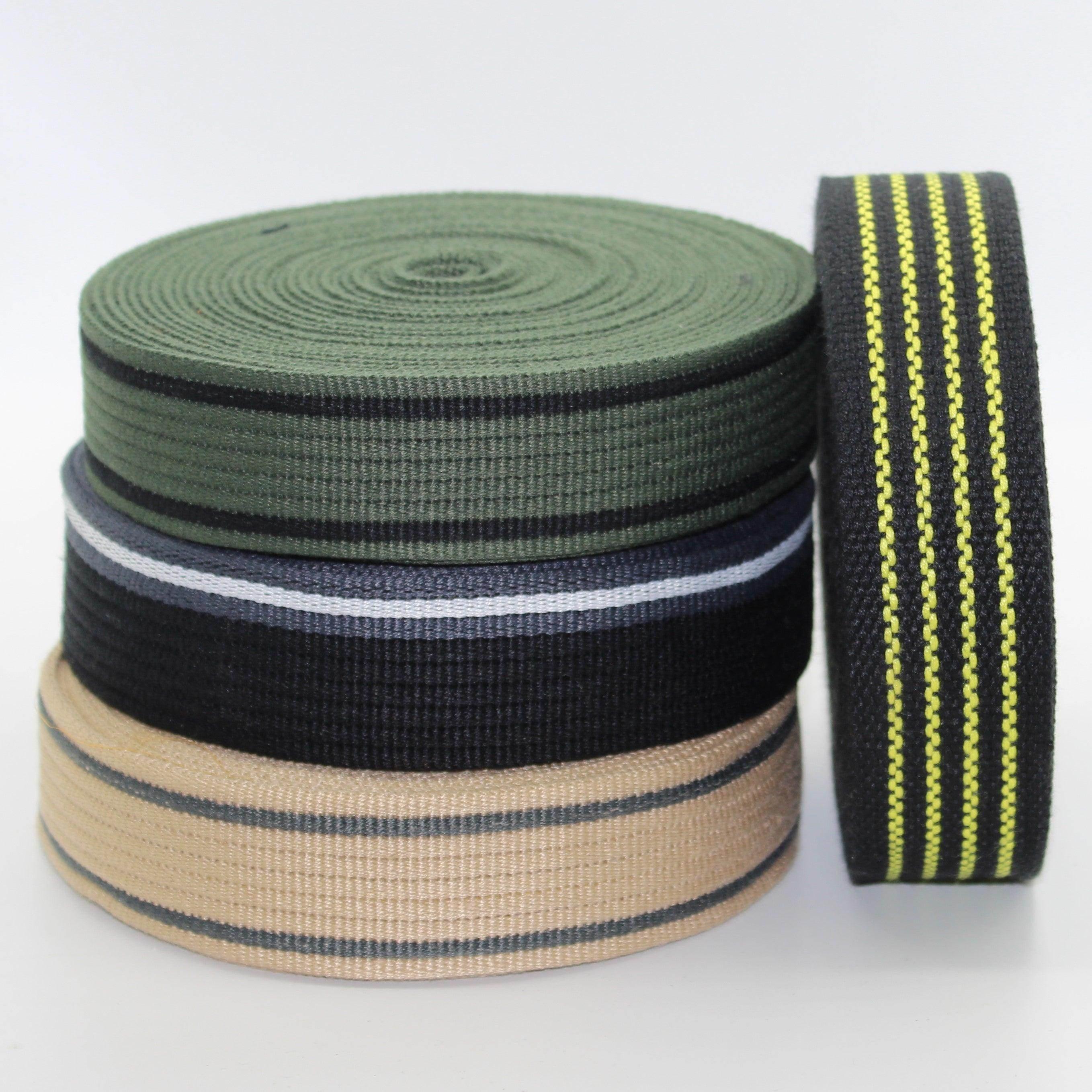 5 meters 40mm Striped Webbing #RUB1982 - ACCESSOIRES LEDUC BV
