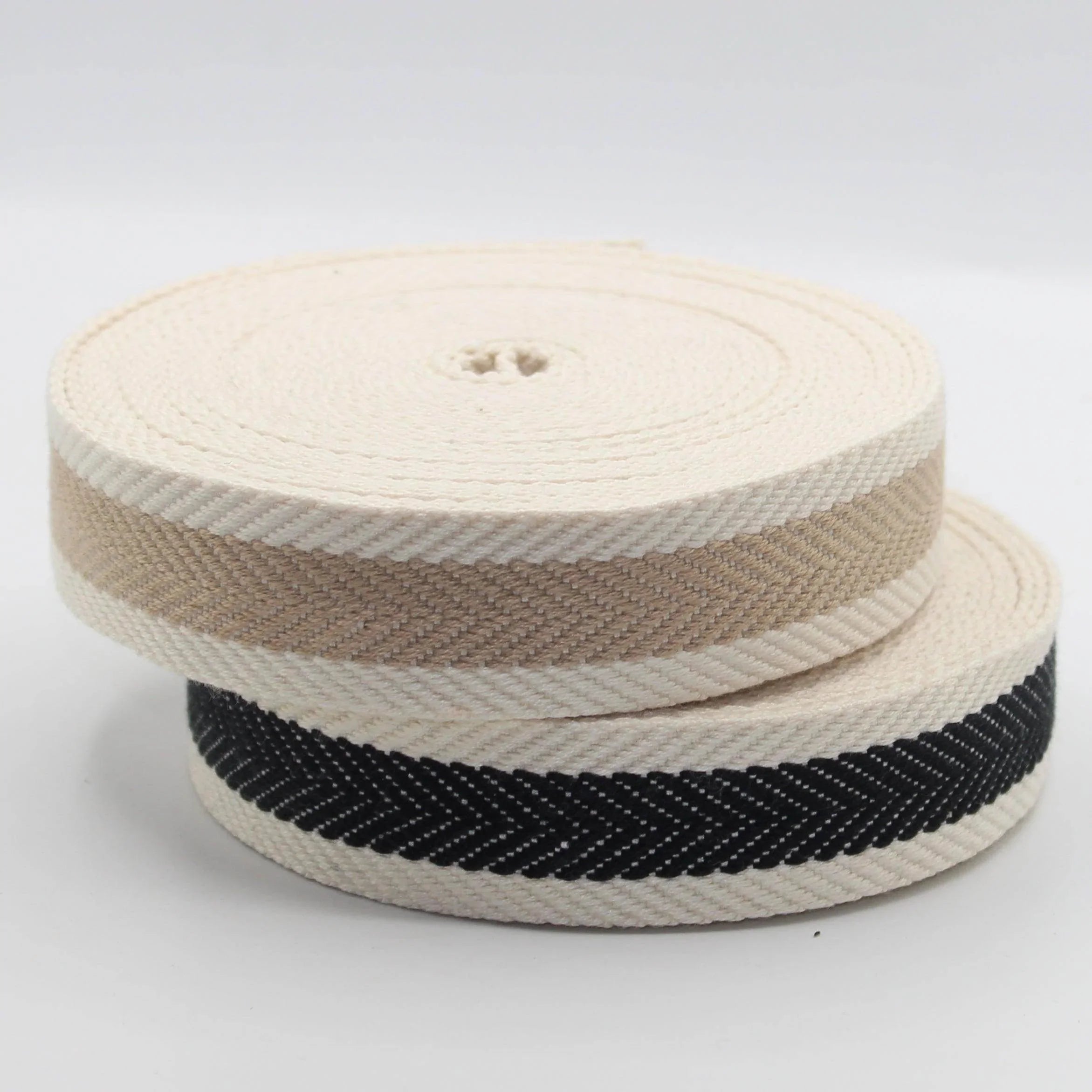 5 meters 30mm Herringbones Striped Webbing #RUB1986 - ACCESSOIRES LEDUC BV