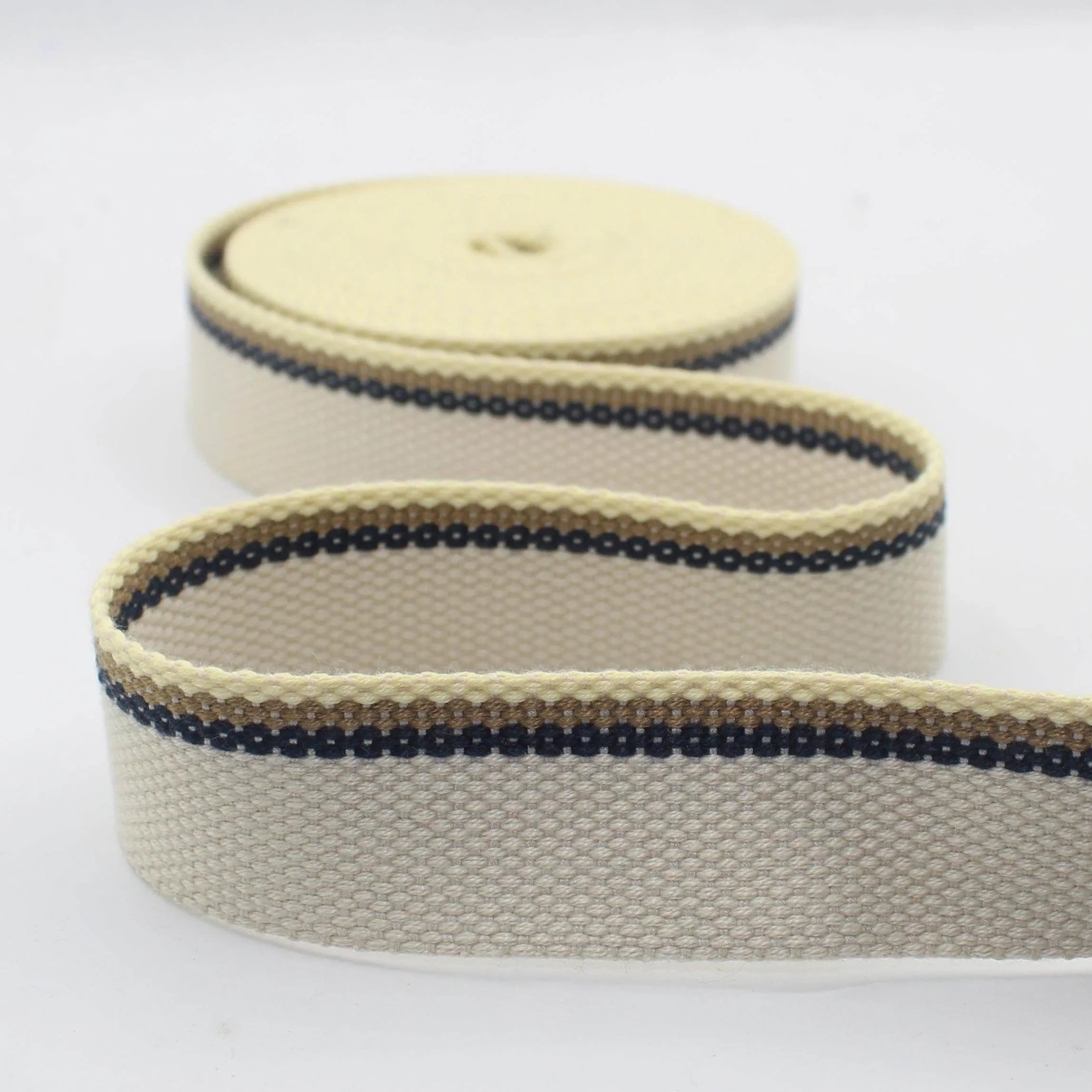 5 meters Fine Stripes Webbing 30mm #RUB3503 - ACCESSOIRES LEDUC BV