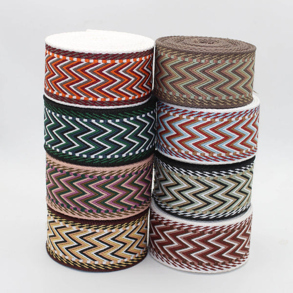 5 meters Webbing with W Shape 50mm #RUB3516 - ACCESSOIRES LEDUC BV