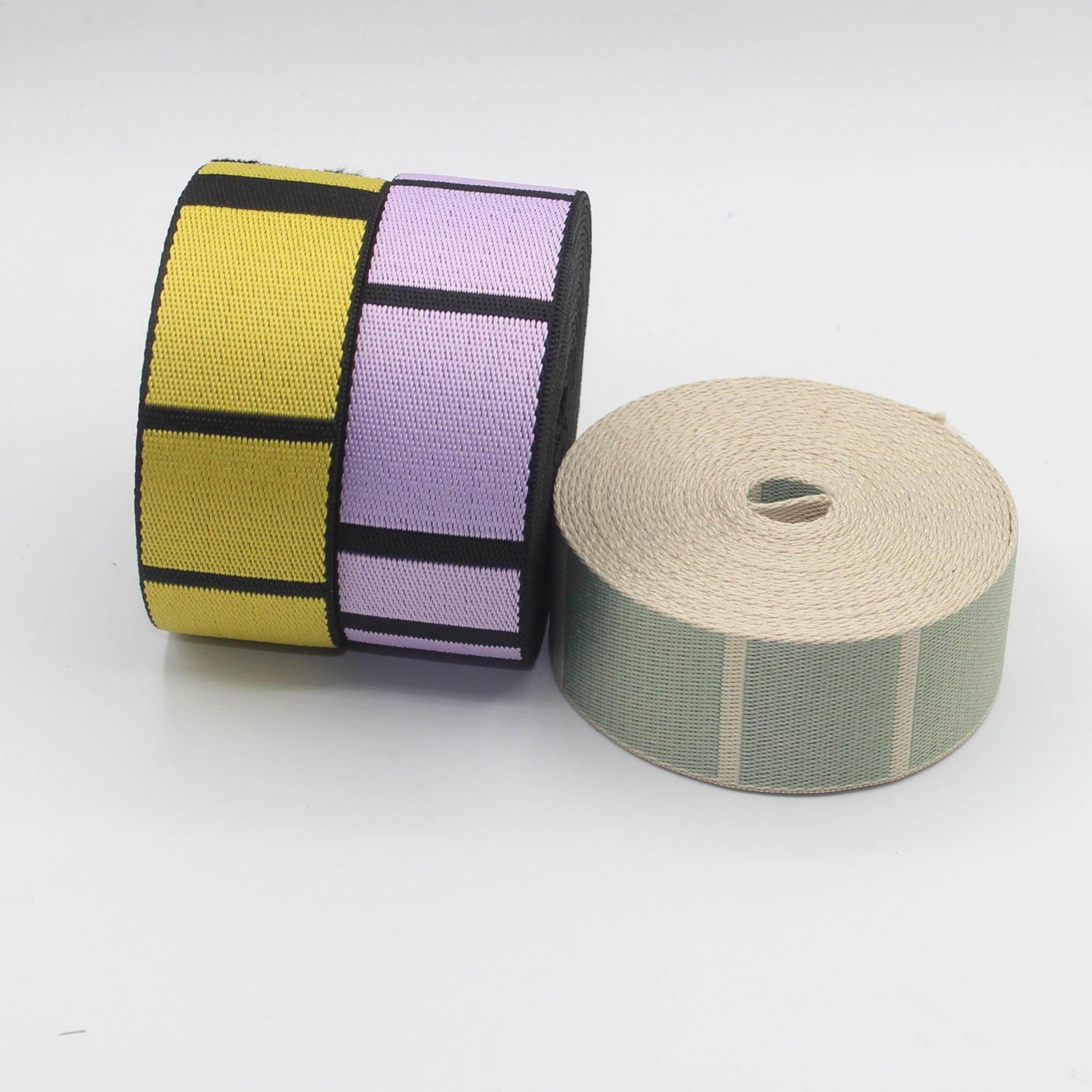 Vertical Stripes Webbing 40mm #RUB3528 - ACCESSOIRES LEDUC BV